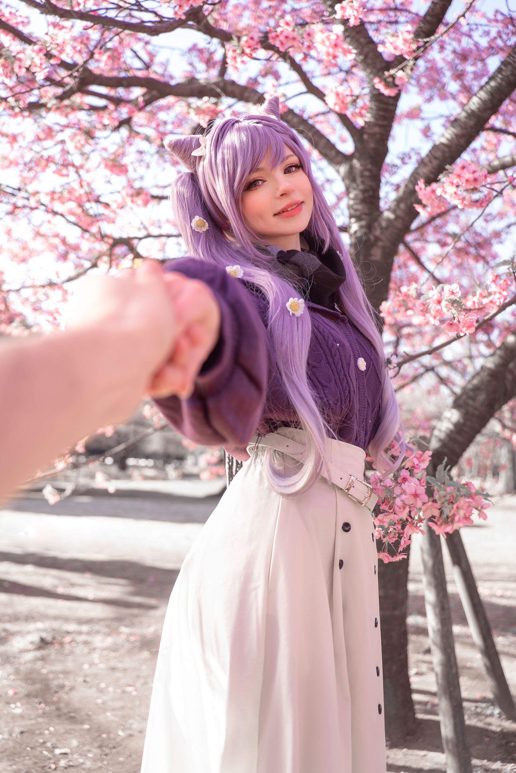 Peach milky – Keqing Genshin Impact Cosplay-第6张