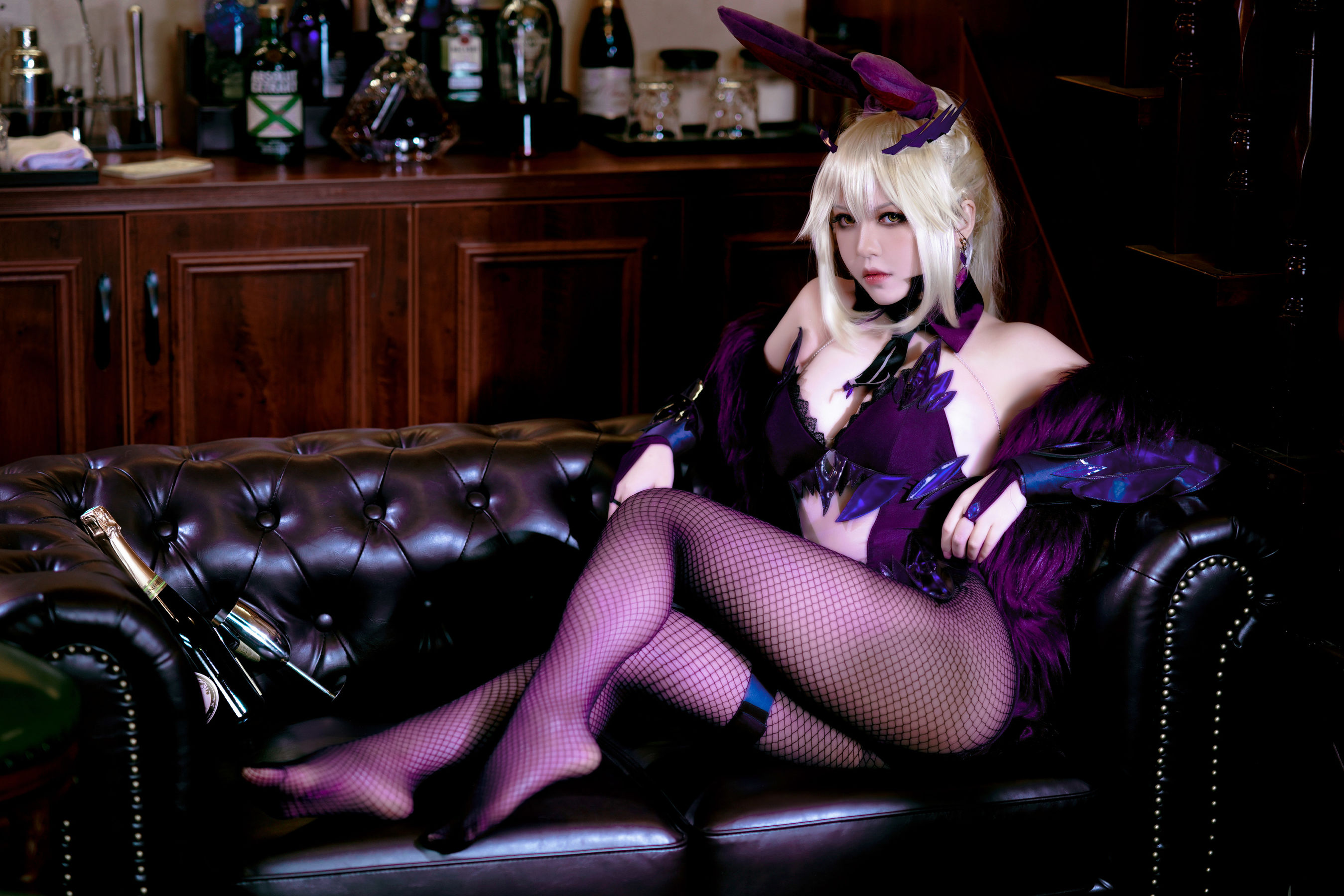 半半子 – LancerAlter Bunny Cosplay-第25张