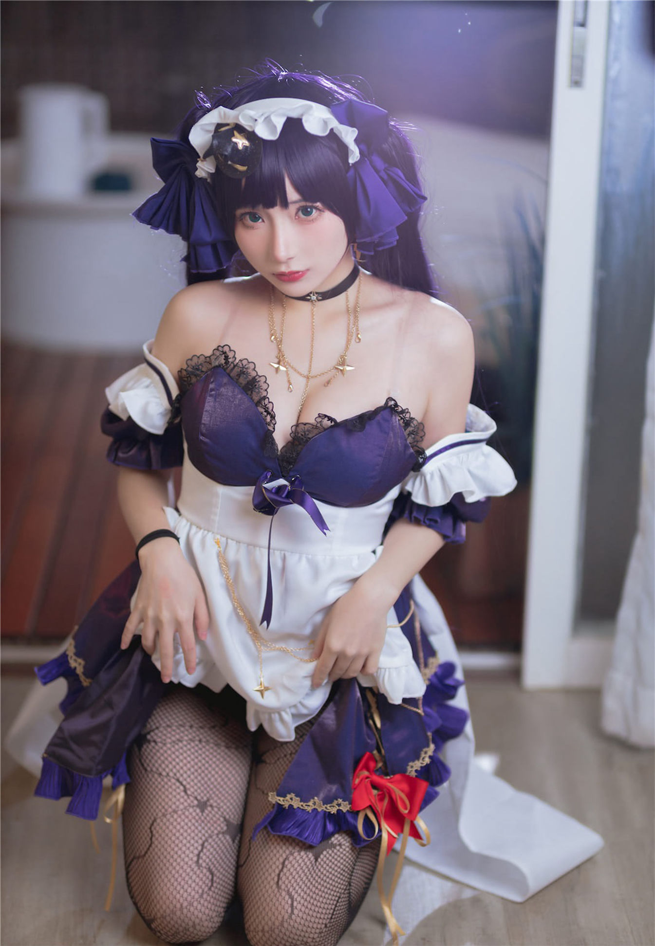 是三不是世w – 原神莫娜女仆 Cosplay-第5张