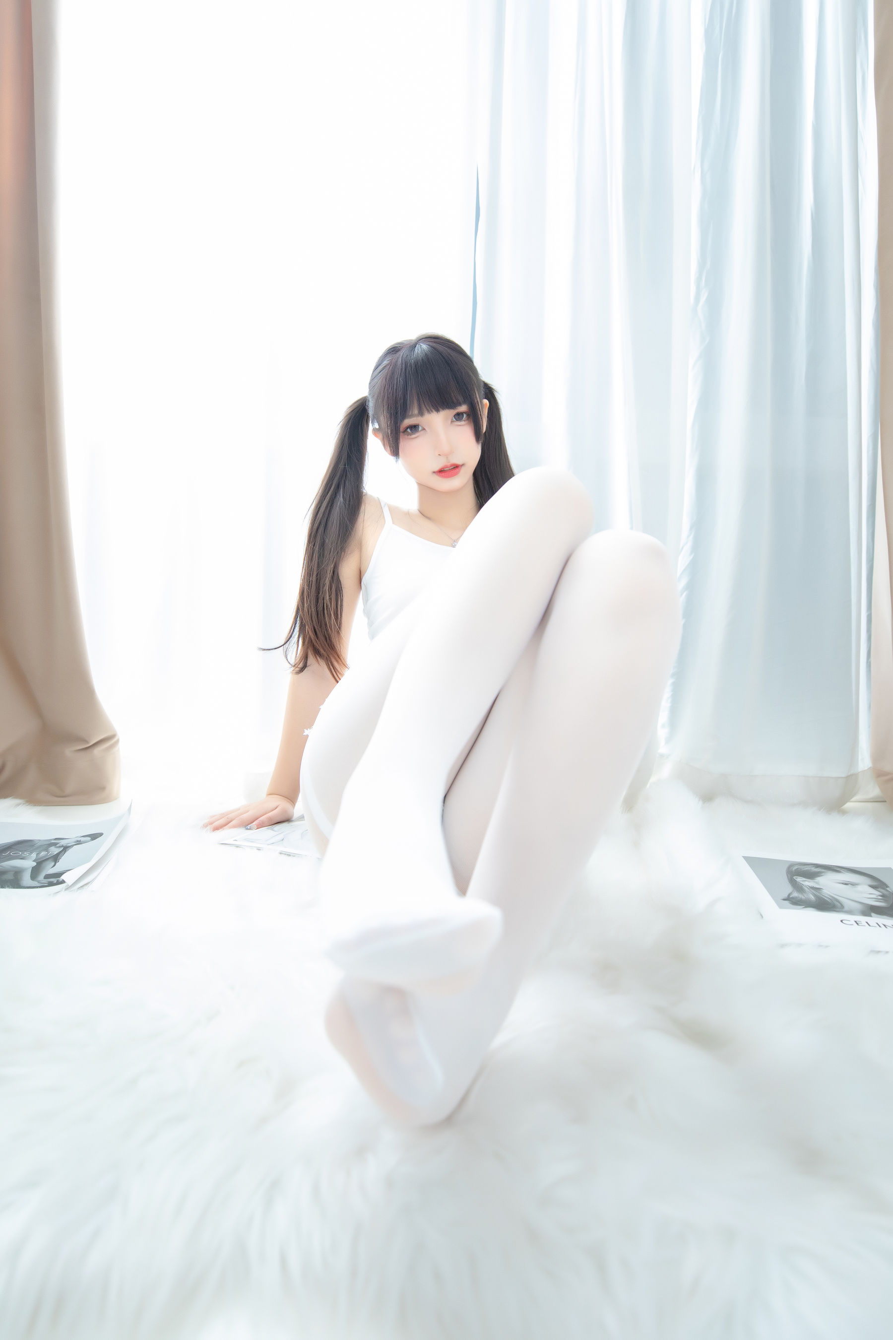 萝莉神楽板真冬 之牛仔兔兔 Cosplay-第33张