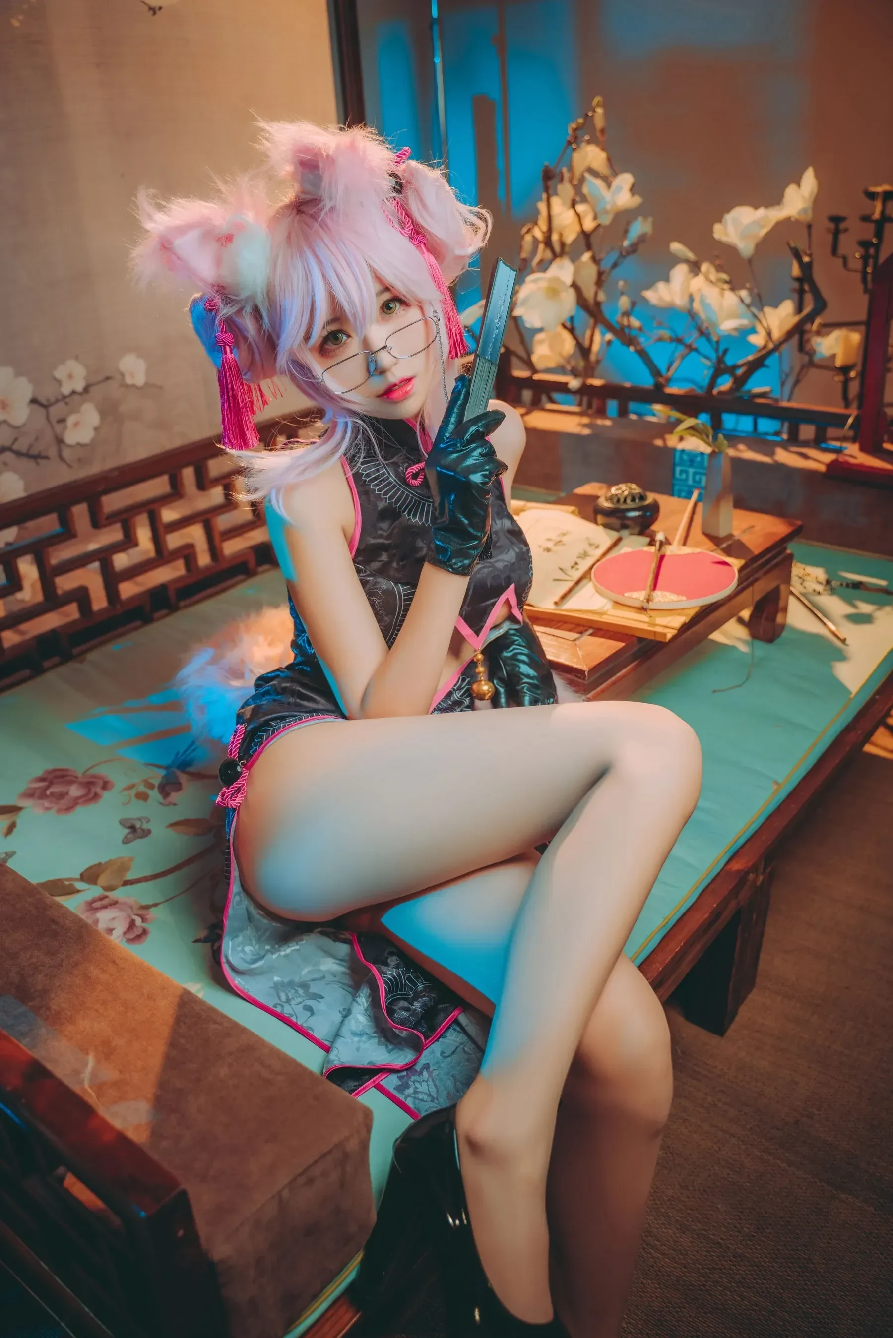猫君君MaoJun – 杀阶秘书狐 Cosplay-第3张