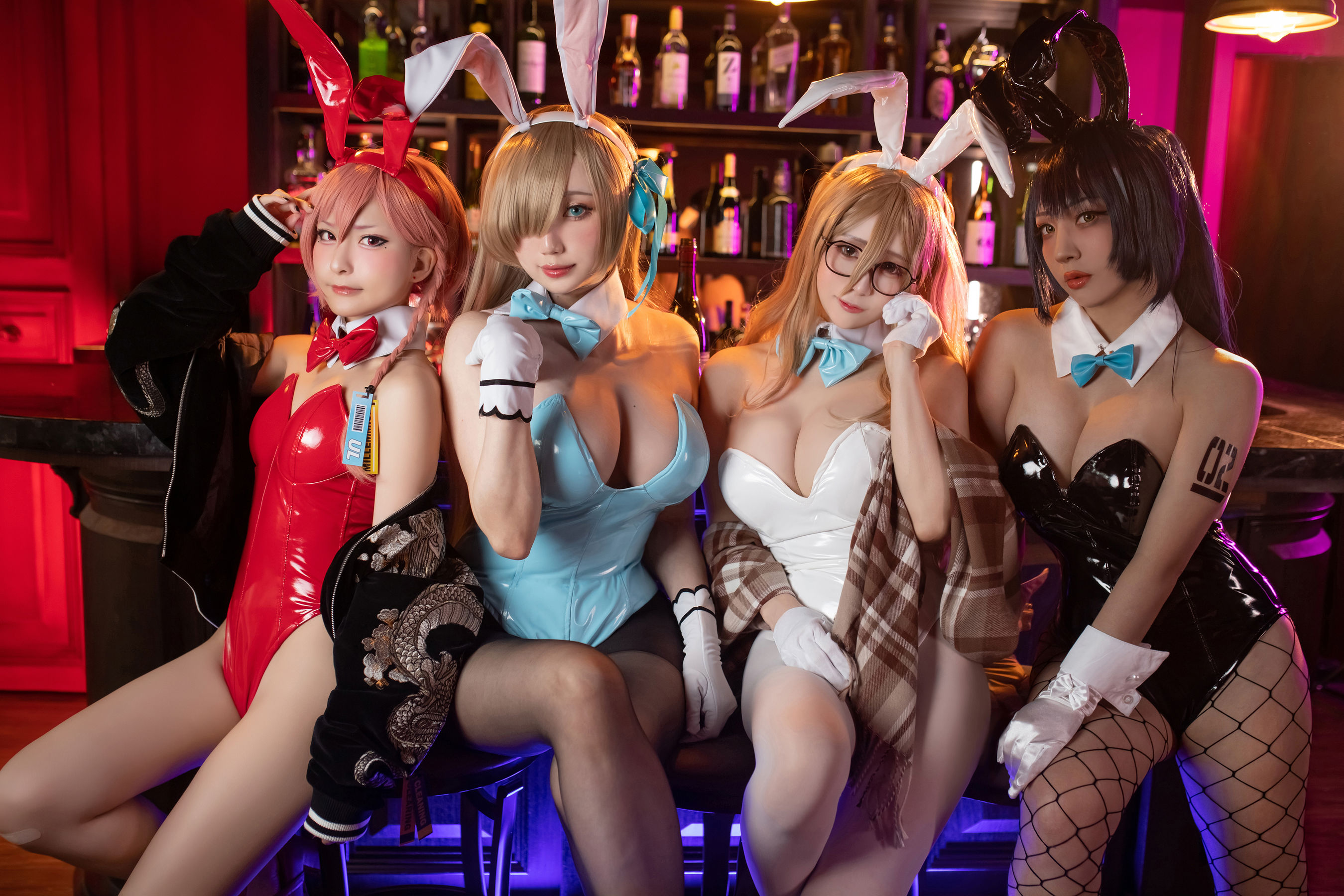 Sameki – 一之濑亚丝娜 兔女郎 Cosplay-第5张