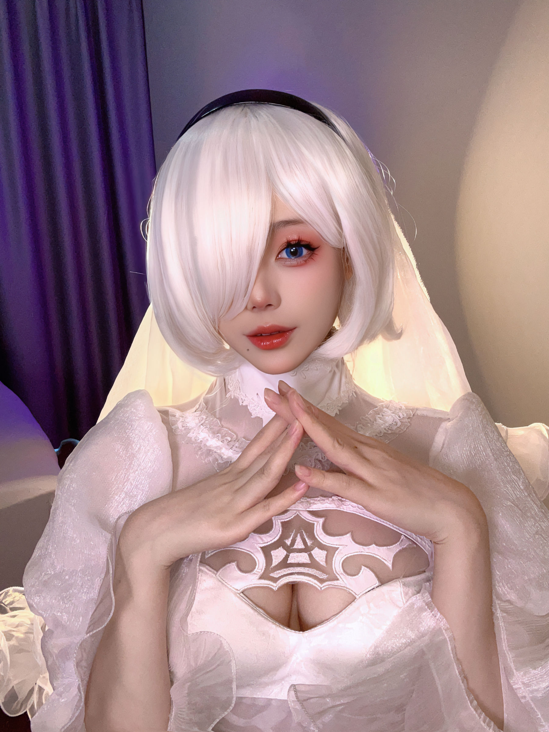 九言 – 2B的嫁衣 Cosplay-第7张