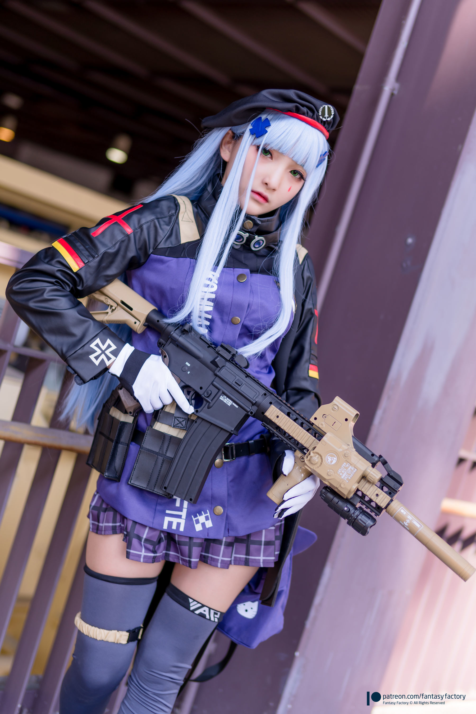 [Fantasy Factory] 小丁Cosplay – 魔女 浴池 黑丝 Cosplay-第55张