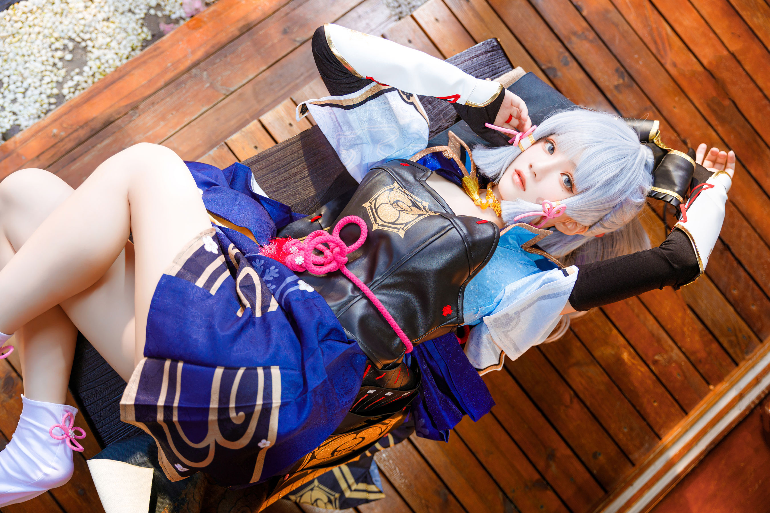桜桃喵 – 神里绫华 Cosplay-第14张