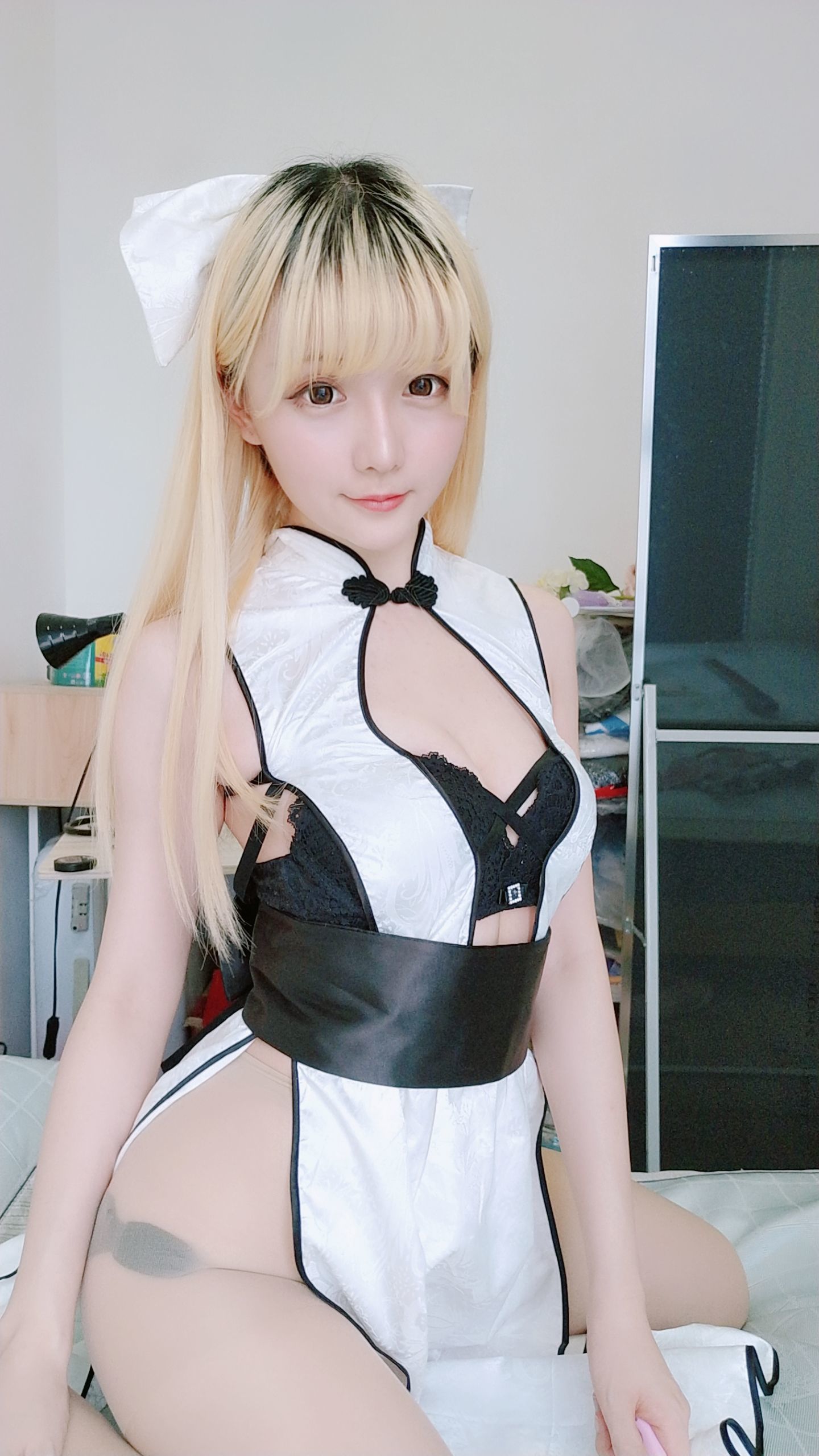 Coser小姐姐星之迟迟 旗袍 Cosplay-第4张