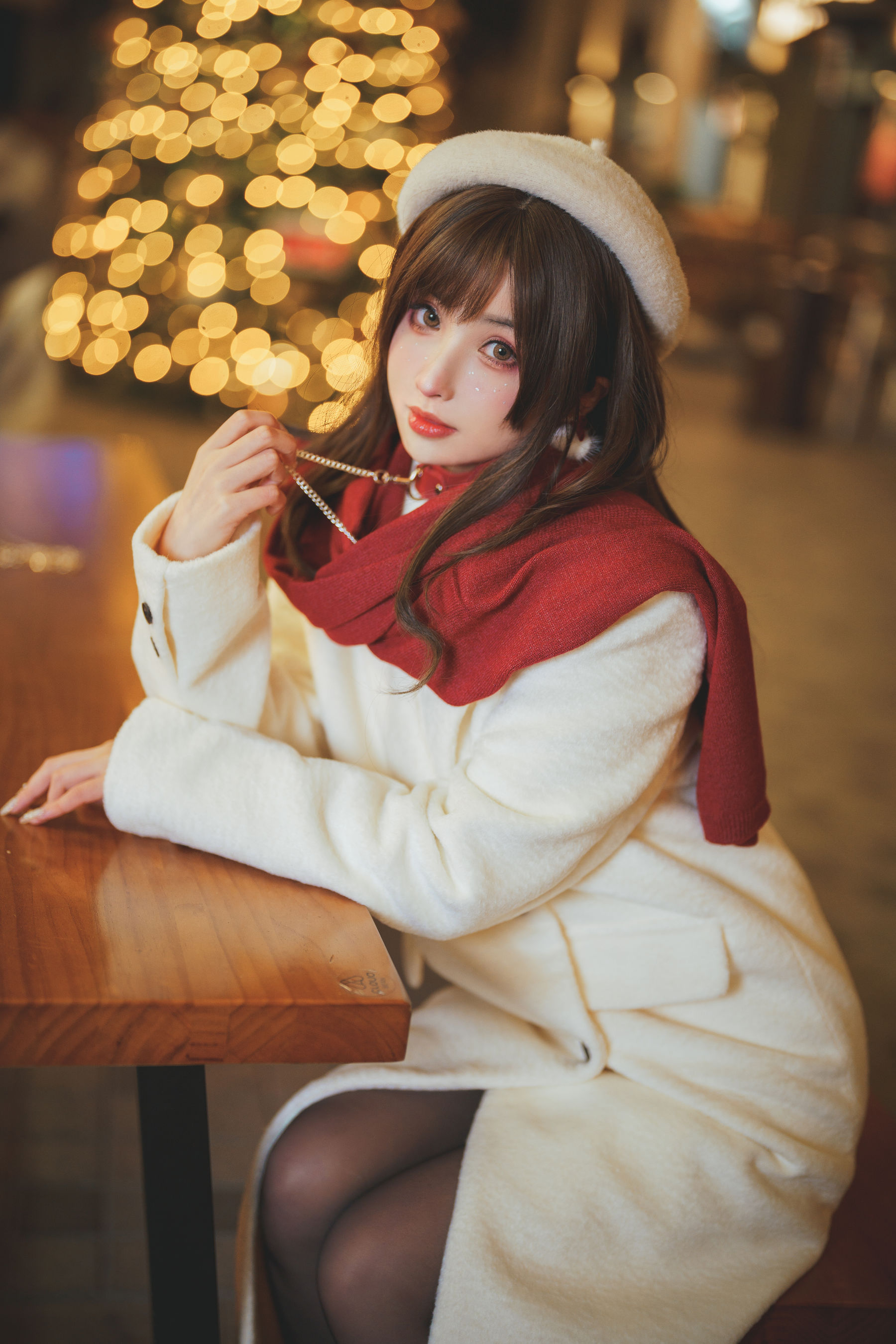 COS福利rioko凉凉子(肉扣热热子) – 圣诞麋鹿套装 Cosplay-第2张