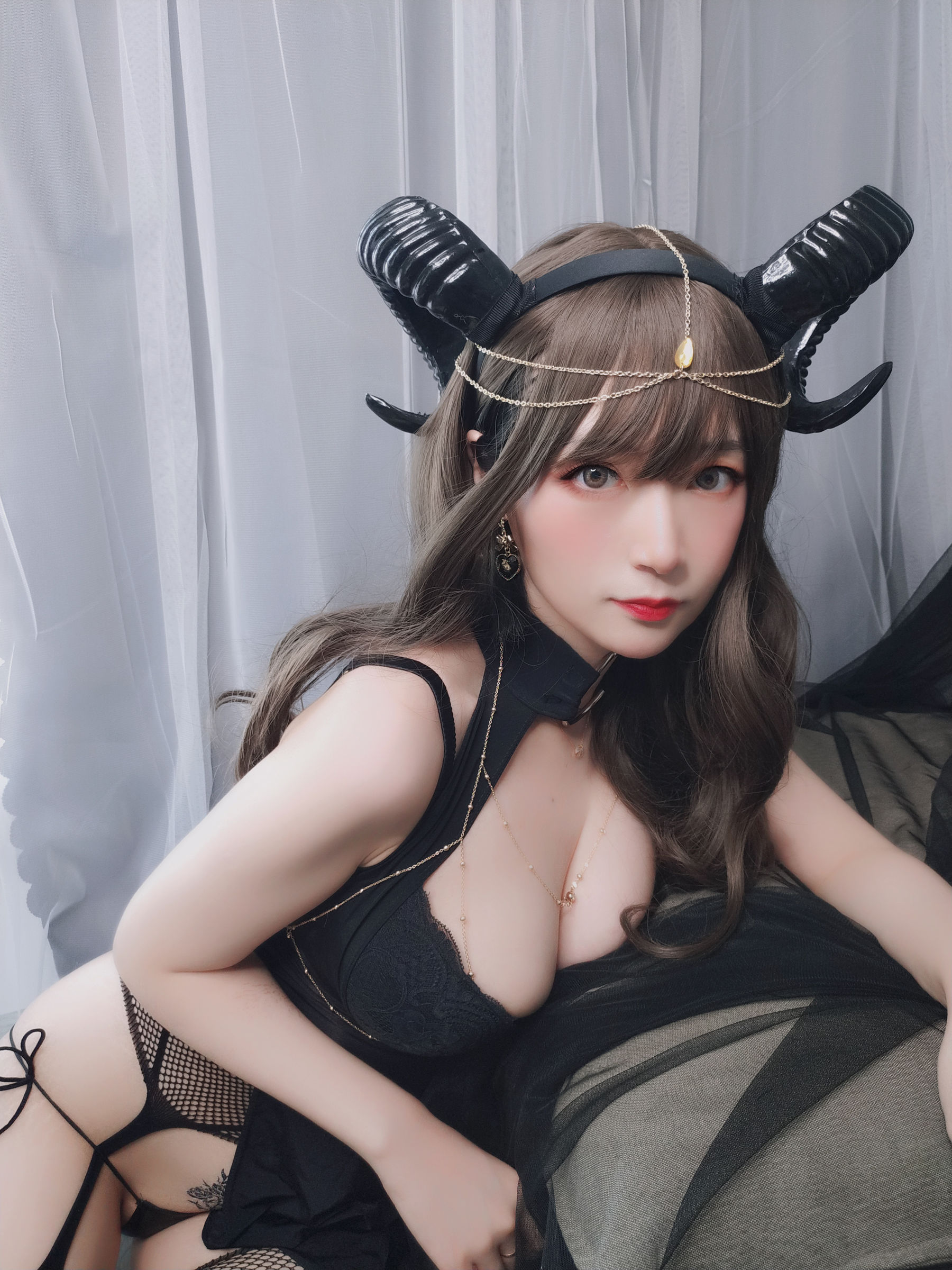 Coser小姐姐白银 黑山魅魔 Cosplay-第27张
