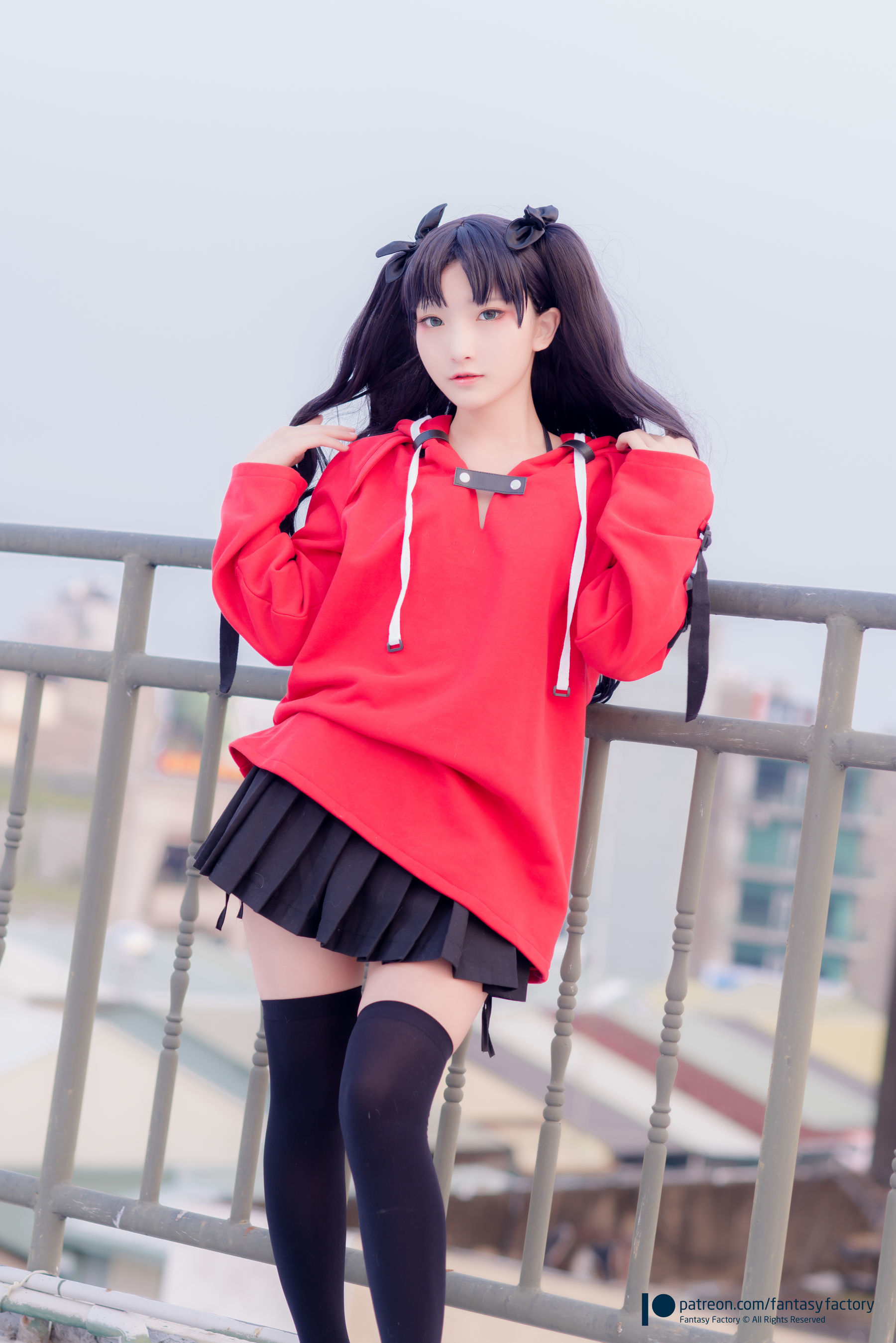 [Fantasy Factory] 小丁Cosplay – 单车少女 黑胶 情趣网衫 Cosplay-第23张
