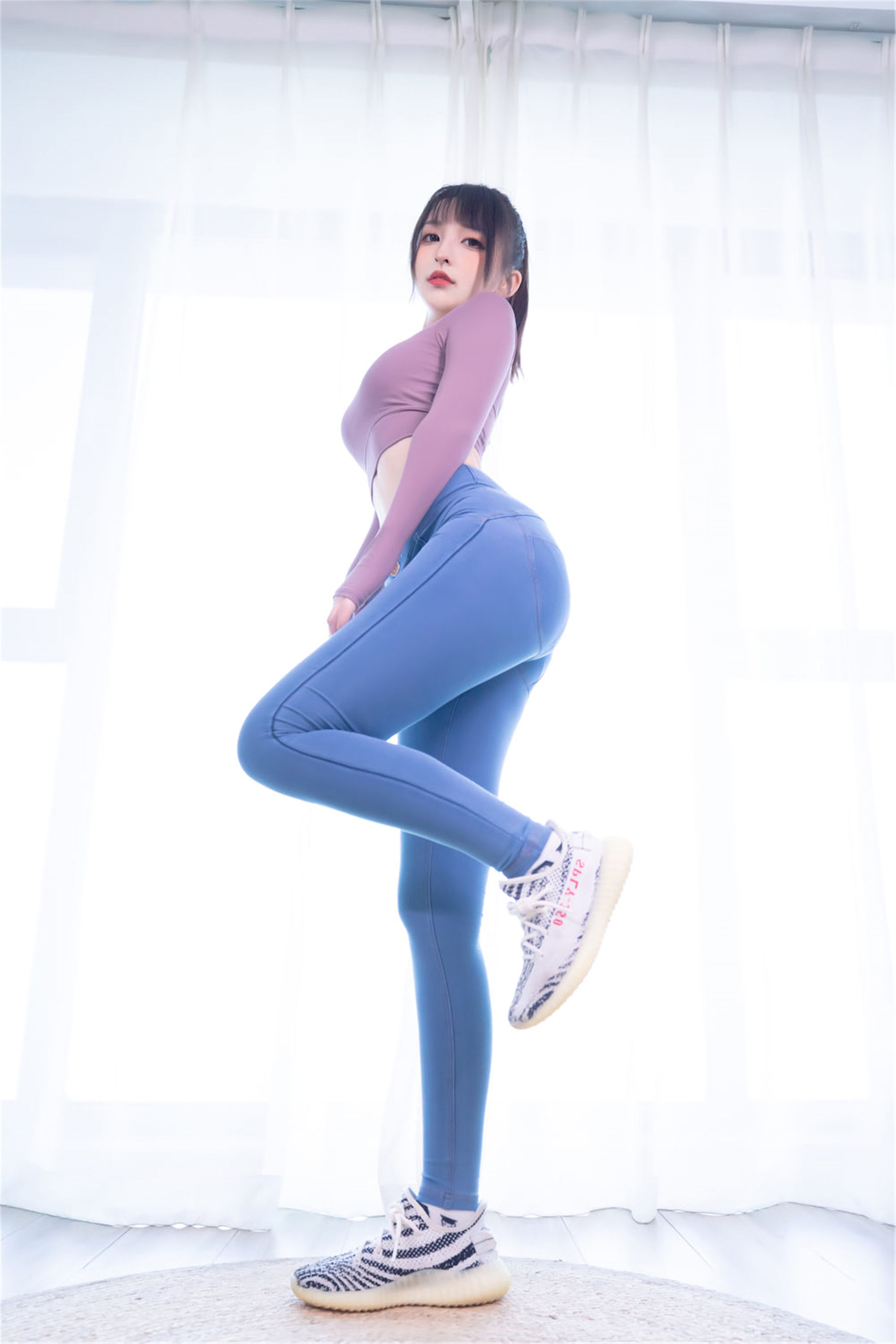 萝莉神楽板真冬之牛仔狂热 Cosplay-第54张
