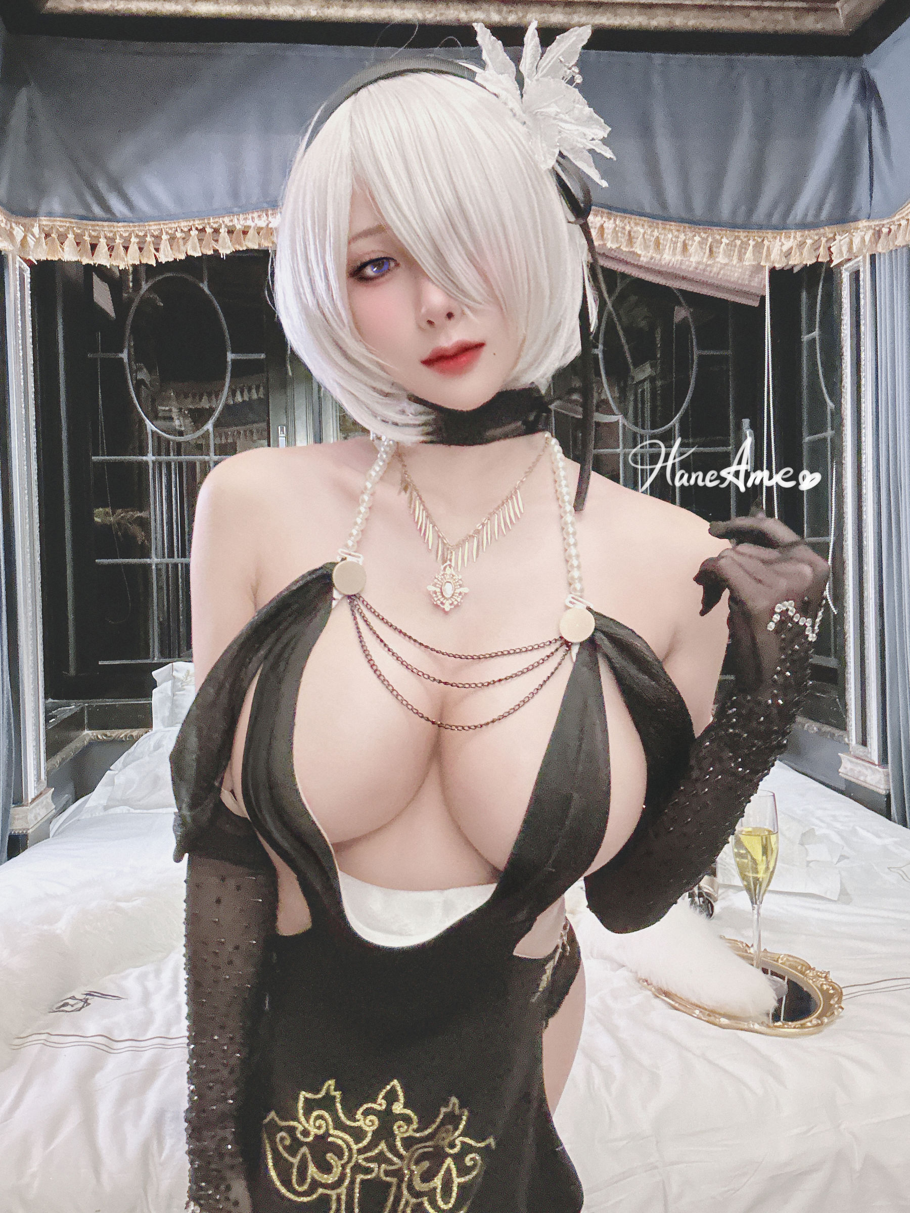 Hane Ame 雨波写真 – Nier 2BSelfie Cosplay-第8张