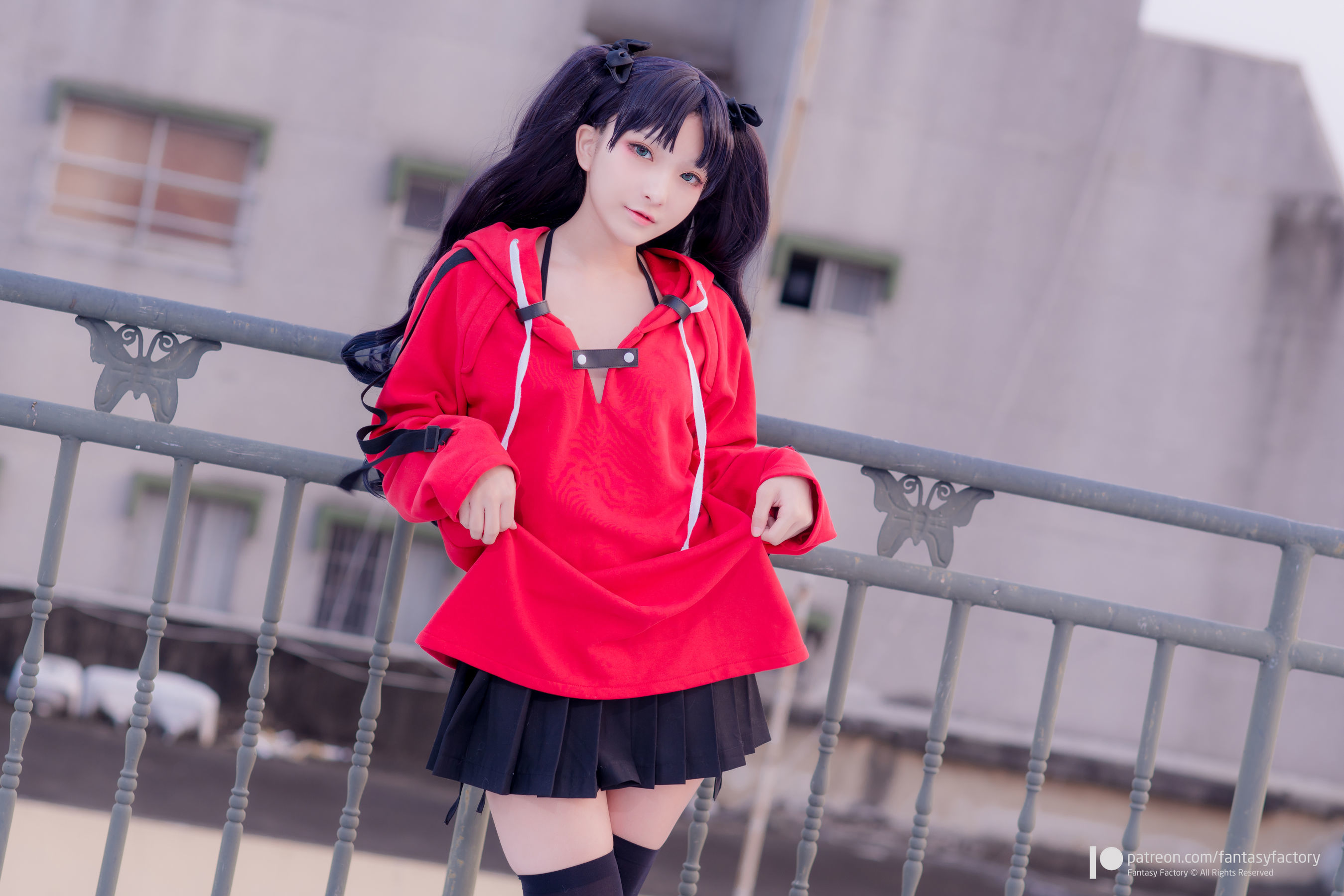 [Fantasy Factory] 小丁Cosplay – 单车少女 黑胶 情趣网衫 Cosplay-第29张