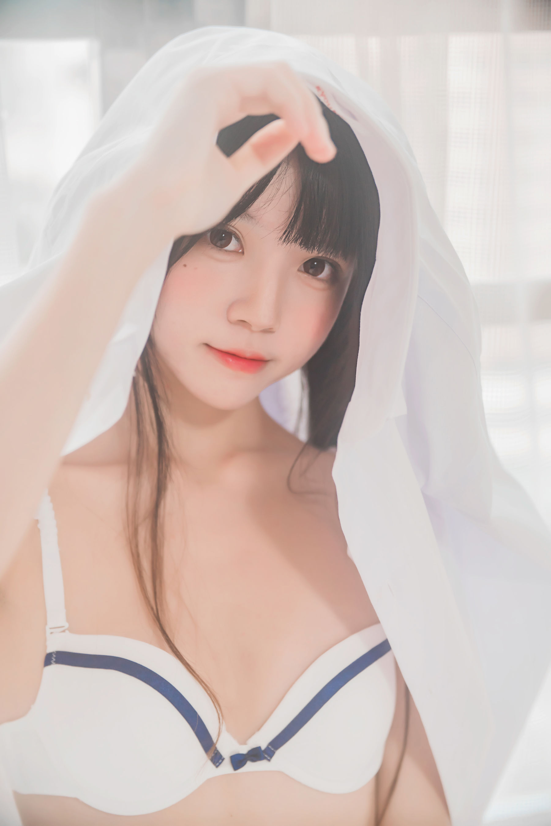 桜桃喵 《白衬衫双马尾》 Cosplay-第7张