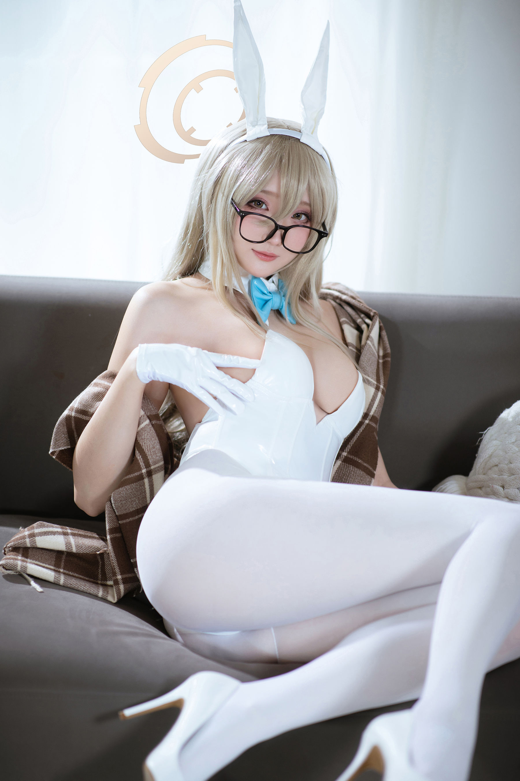 微博妹子Momoko葵葵瓜希酱 – BA兔女郎 Cosplay-第3张
