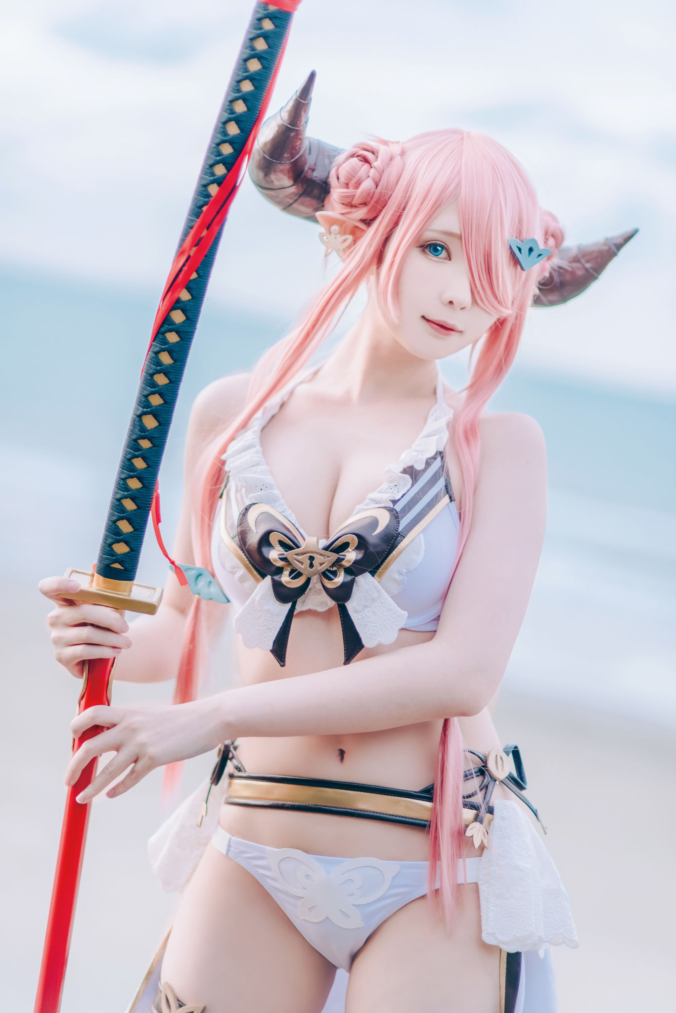 微博妹纸霜月shimo – 碧蓝幻想 娜尔梅亚 Cosplay-第85张