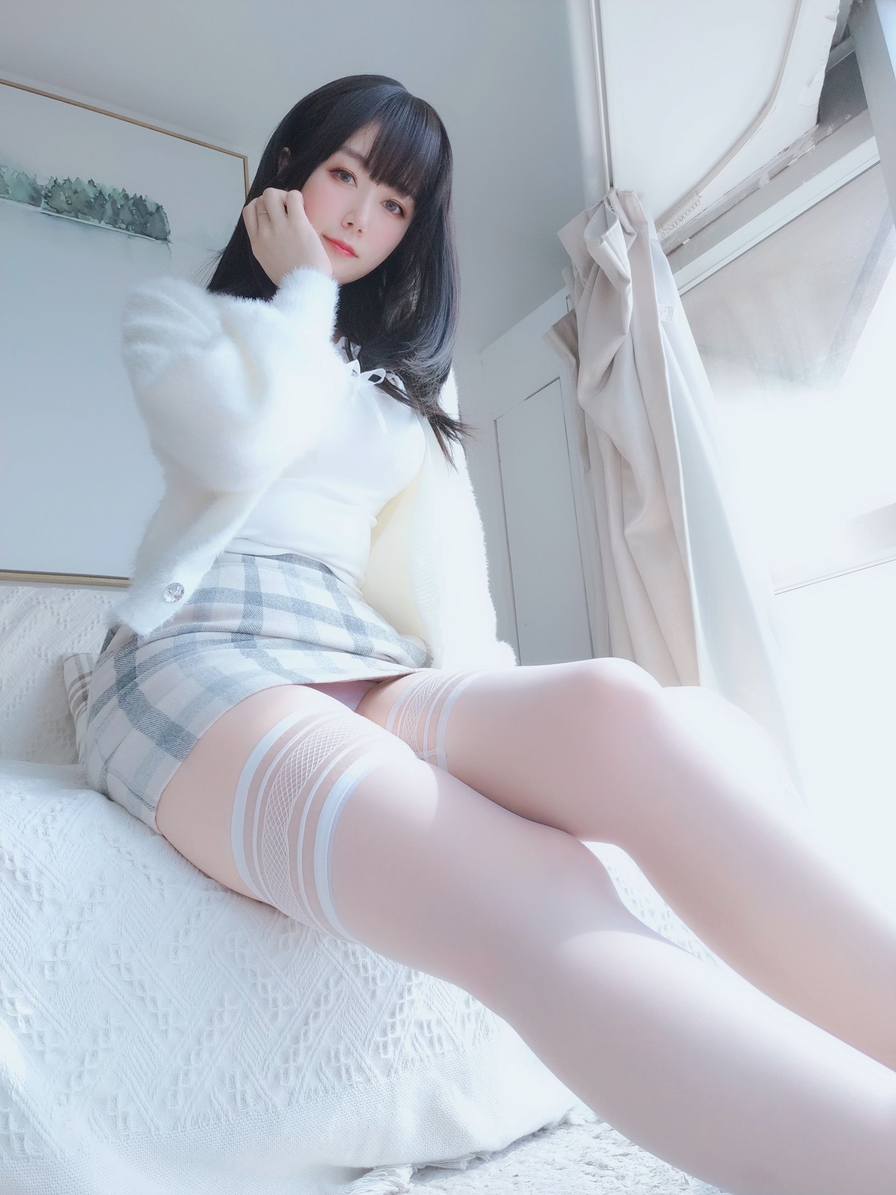 Coser小姐姐白银 – 白蕾丝 Cosplay-第2张