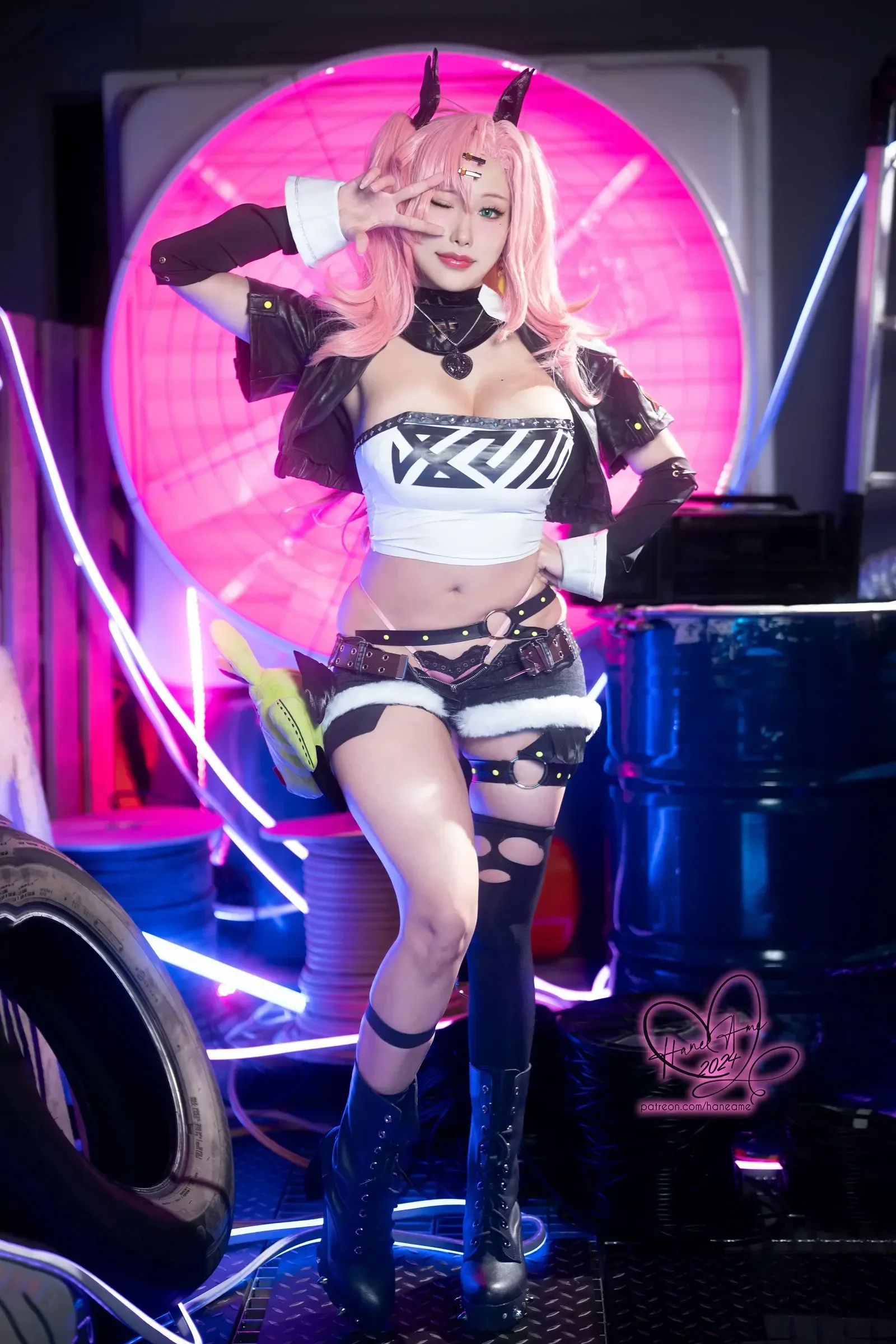 雨波_HaneAme – 绝区零 – 狡兔妮可 Cosplay-第10张