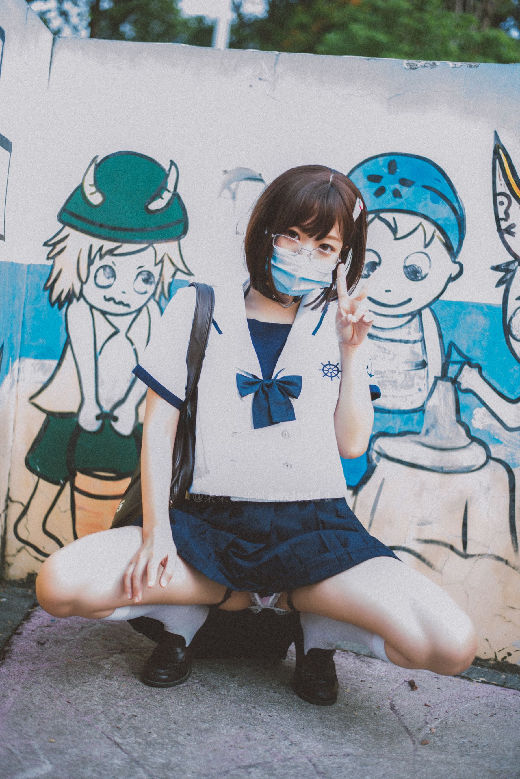 动漫博主柒柒要乖哦 – 乐园JK Cosplay-第3张