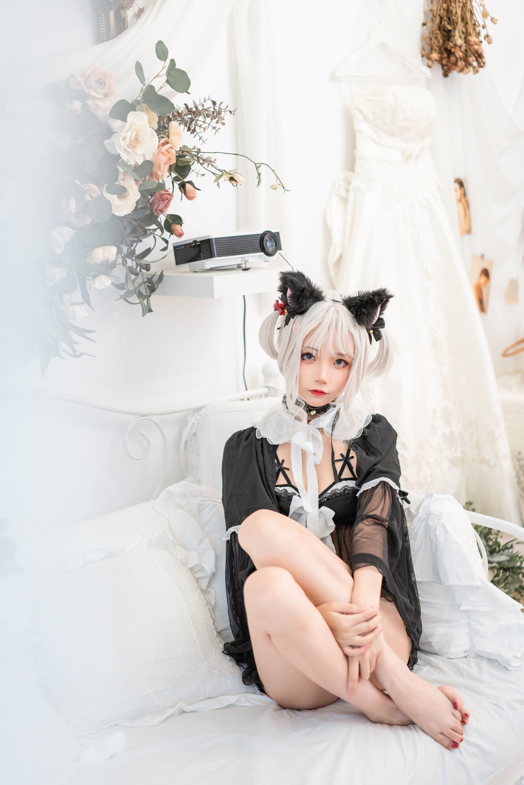 清纯少女五更百鬼 性感猫娘 Cosplay-第40张