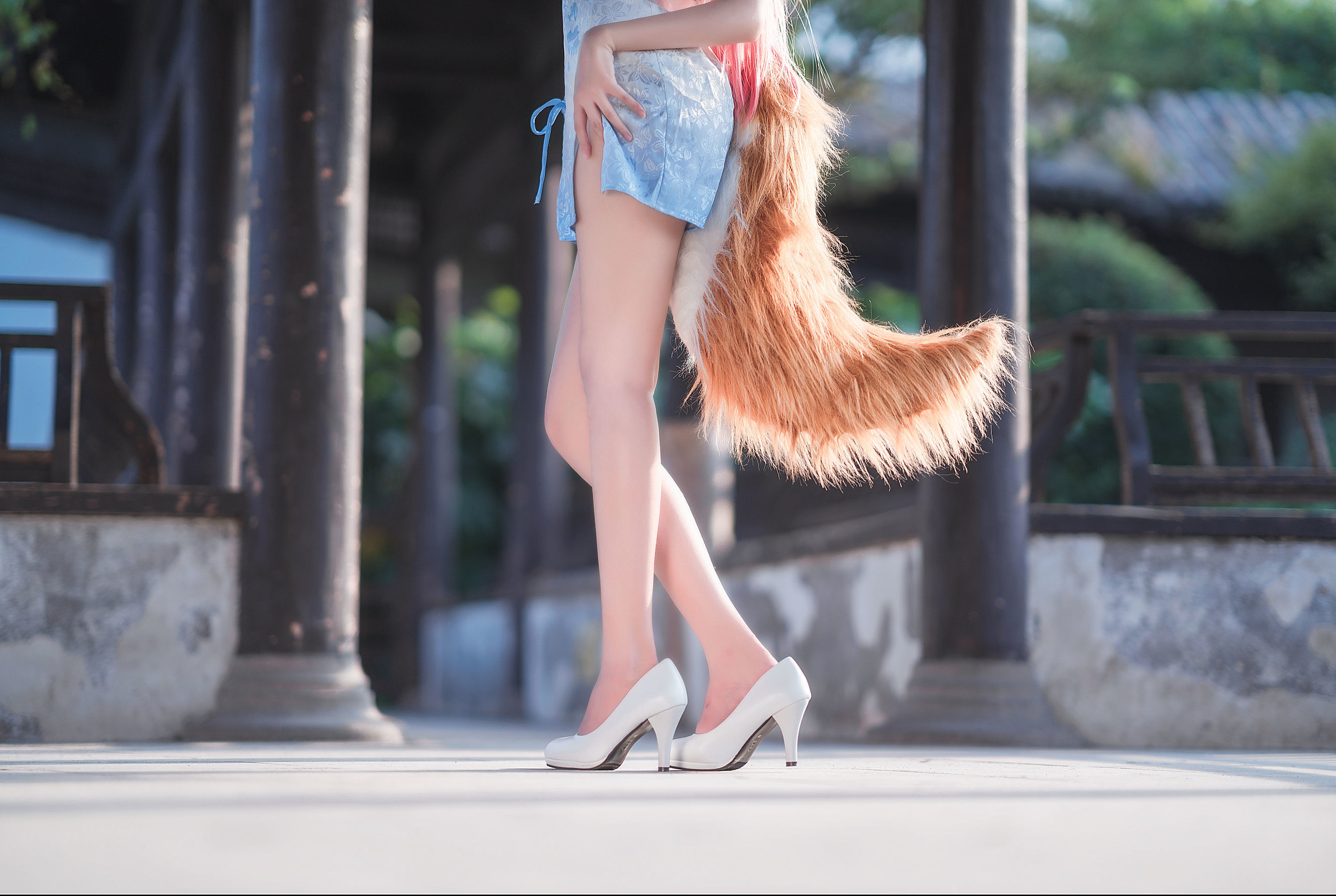 微博妹子三度_69 旗袍玉藻前 Cosplay-第11张
