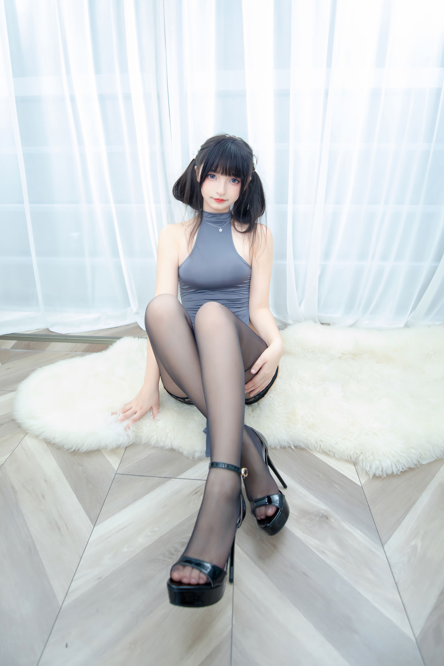 萝莉神楽板真冬 之华灯初上 Cosplay-第61张