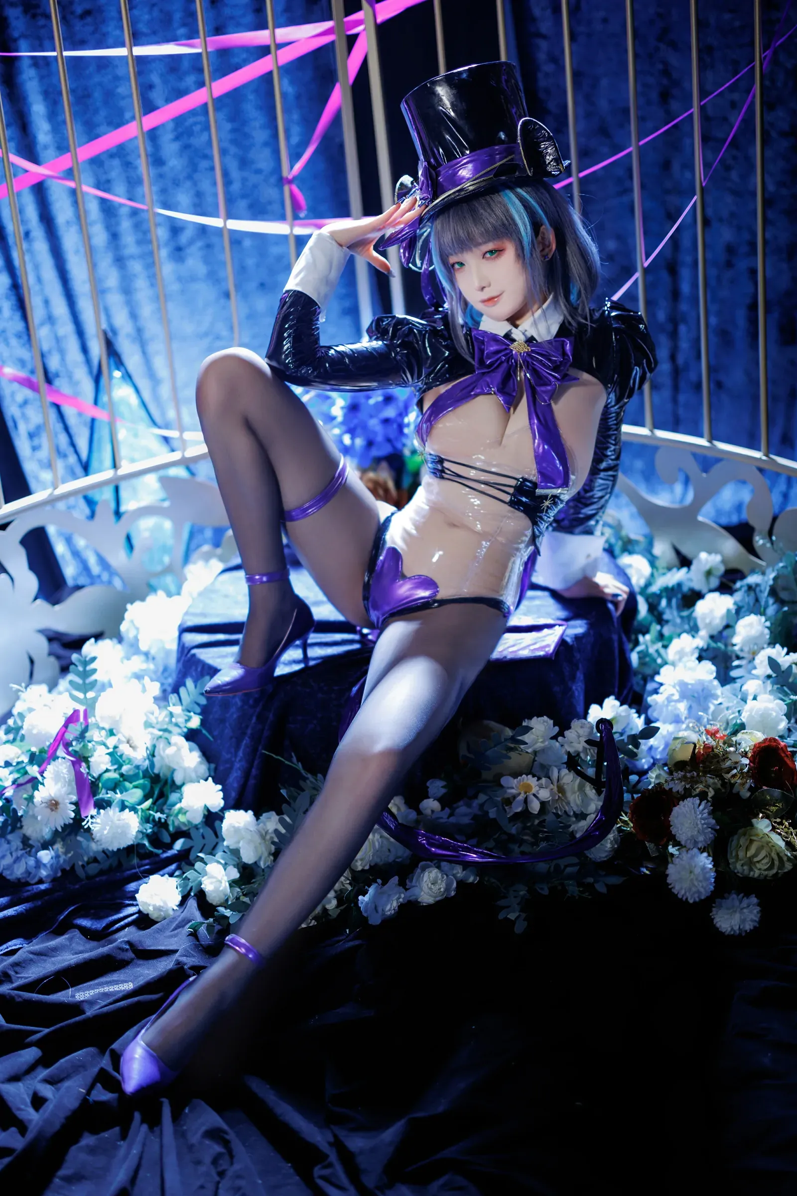 封疆疆v  柴郡魔术师 绚烂夜梦[50P] Cosplay-第28张