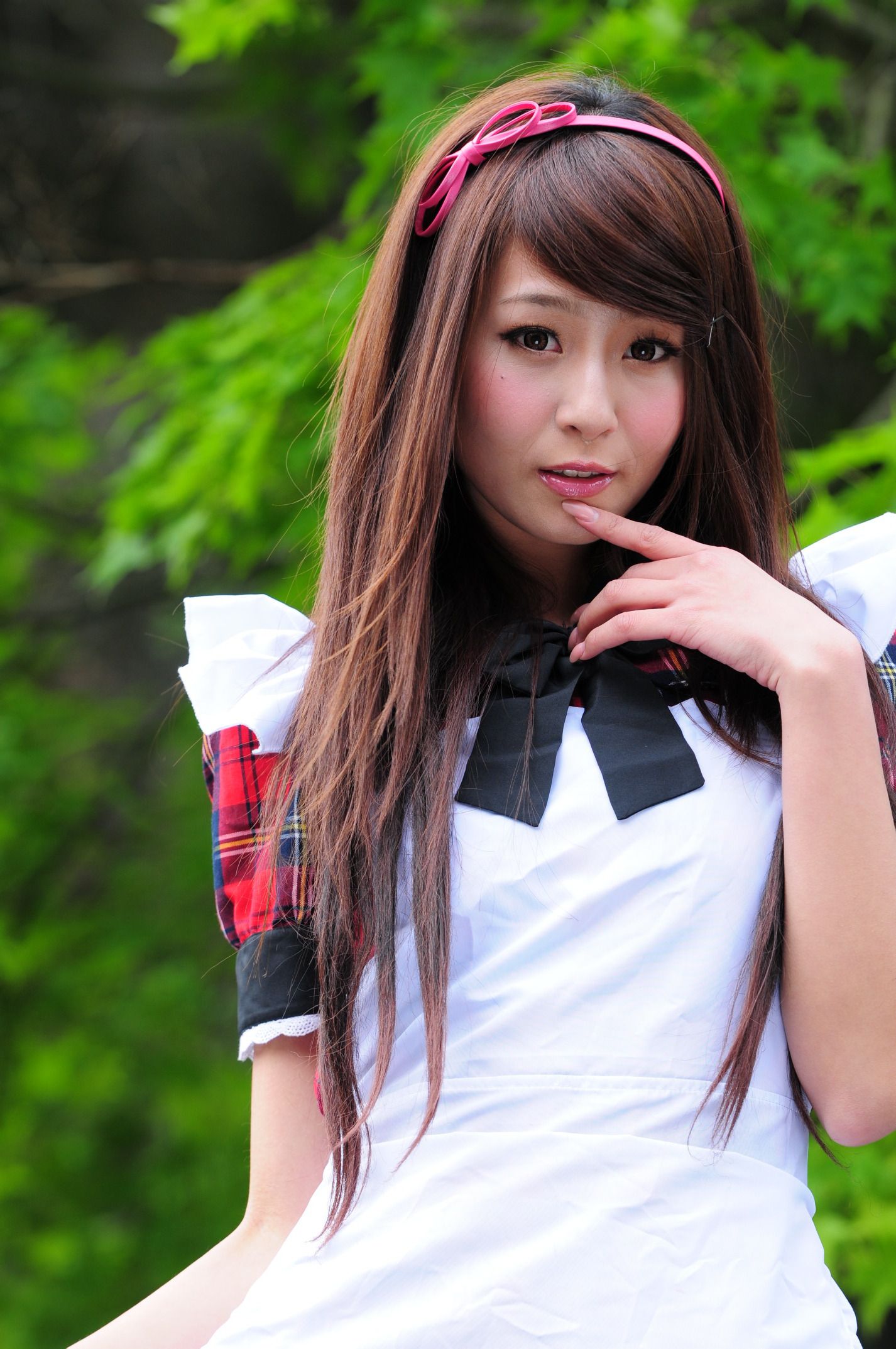 winnie小雪@庄温妮《校园长筒袜女仆美拍》 Cosplay-第7张
