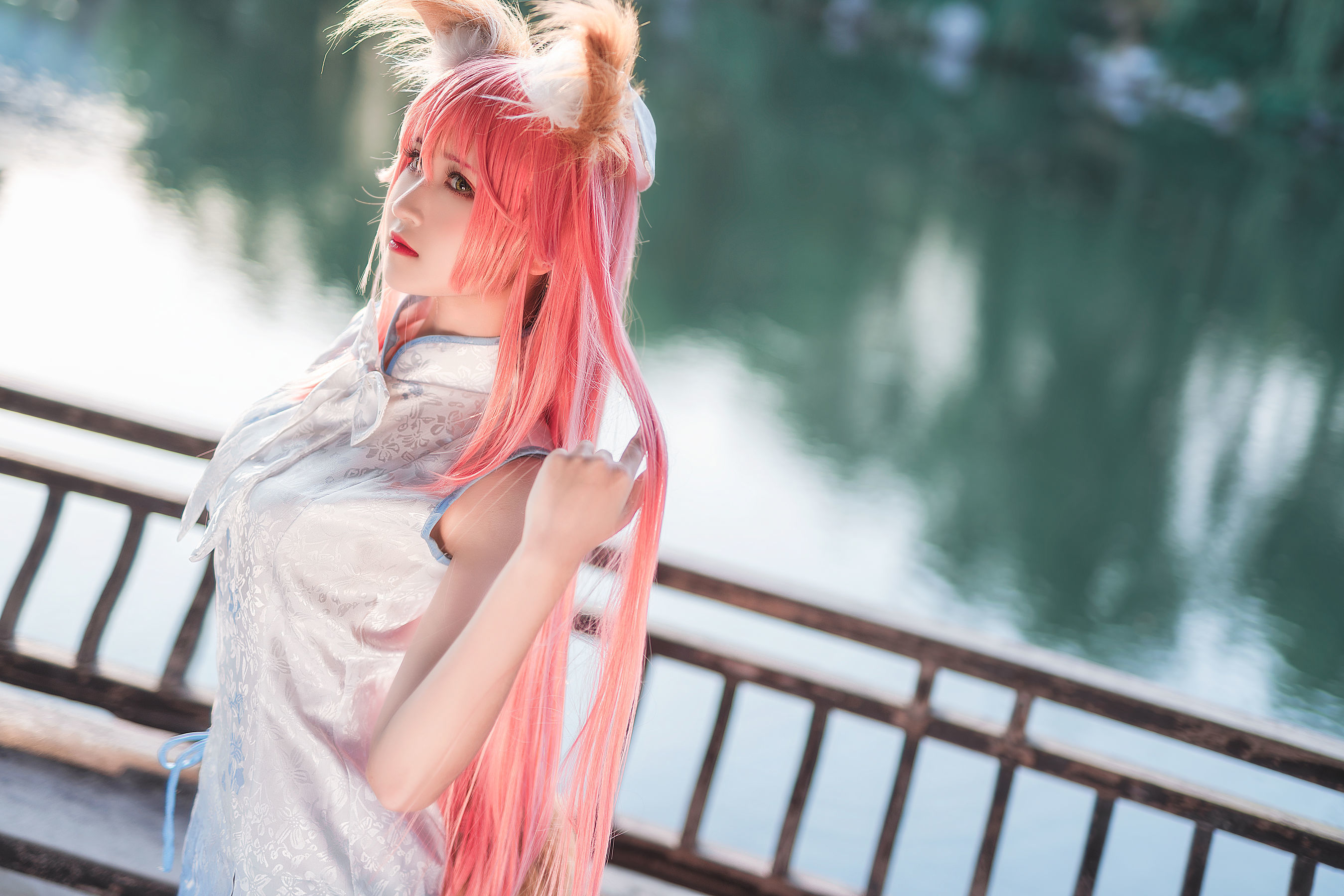 微博妹子三度_69 旗袍玉藻前 Cosplay-第10张