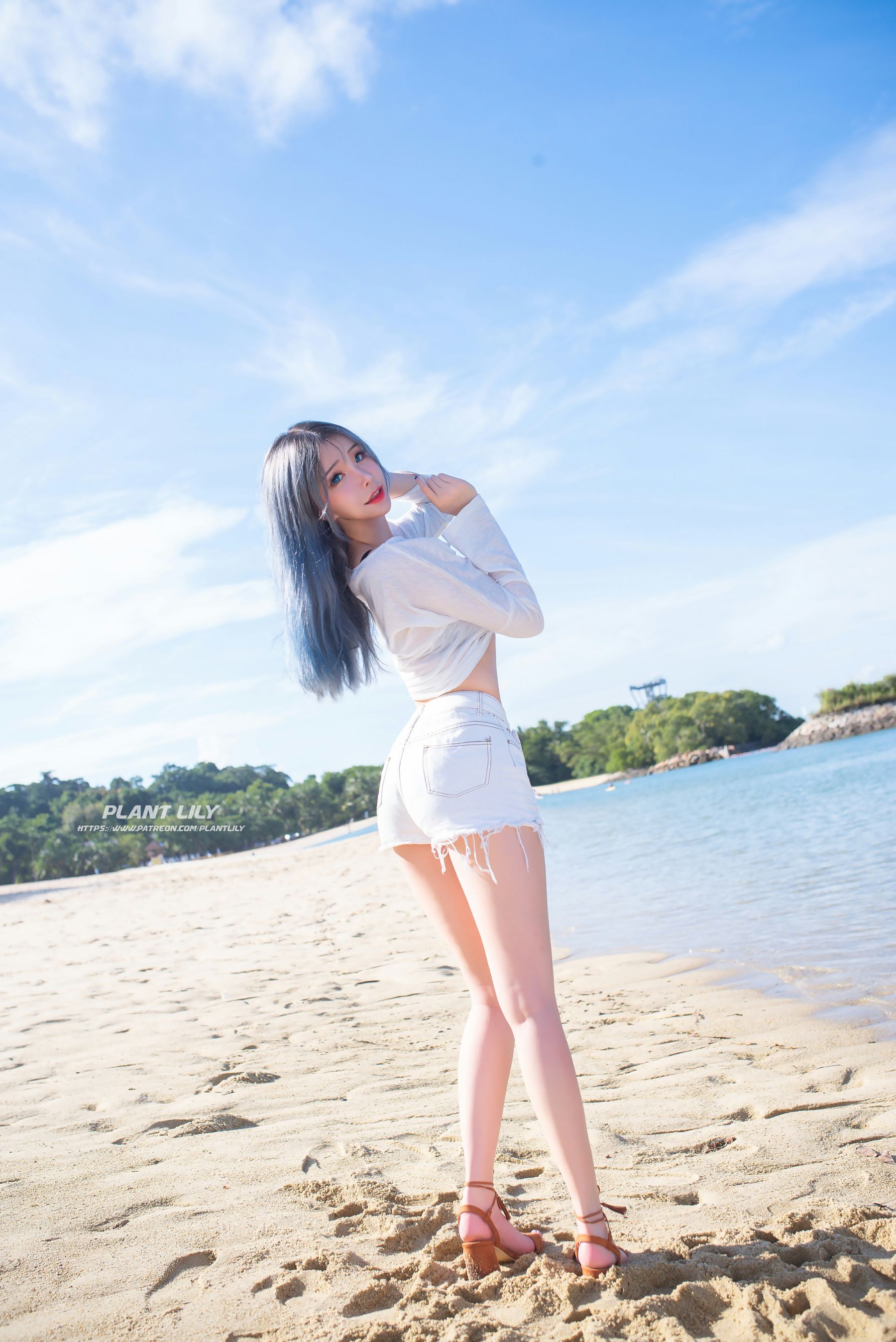 花リリ(Plant Lily) – Beach lily Cosplay-第36张
