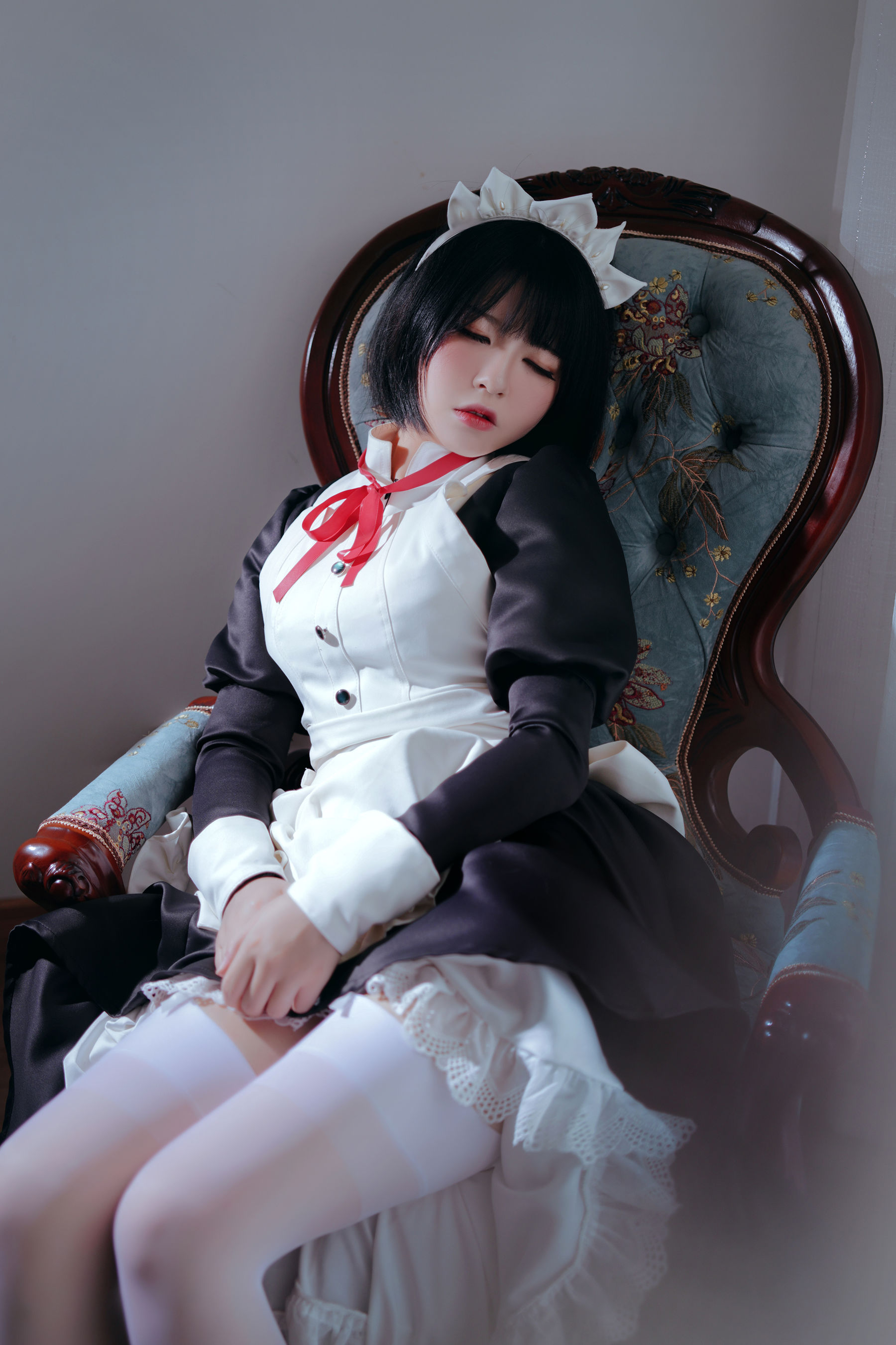 半半子 嫌パン メイド Cosplay-第1张