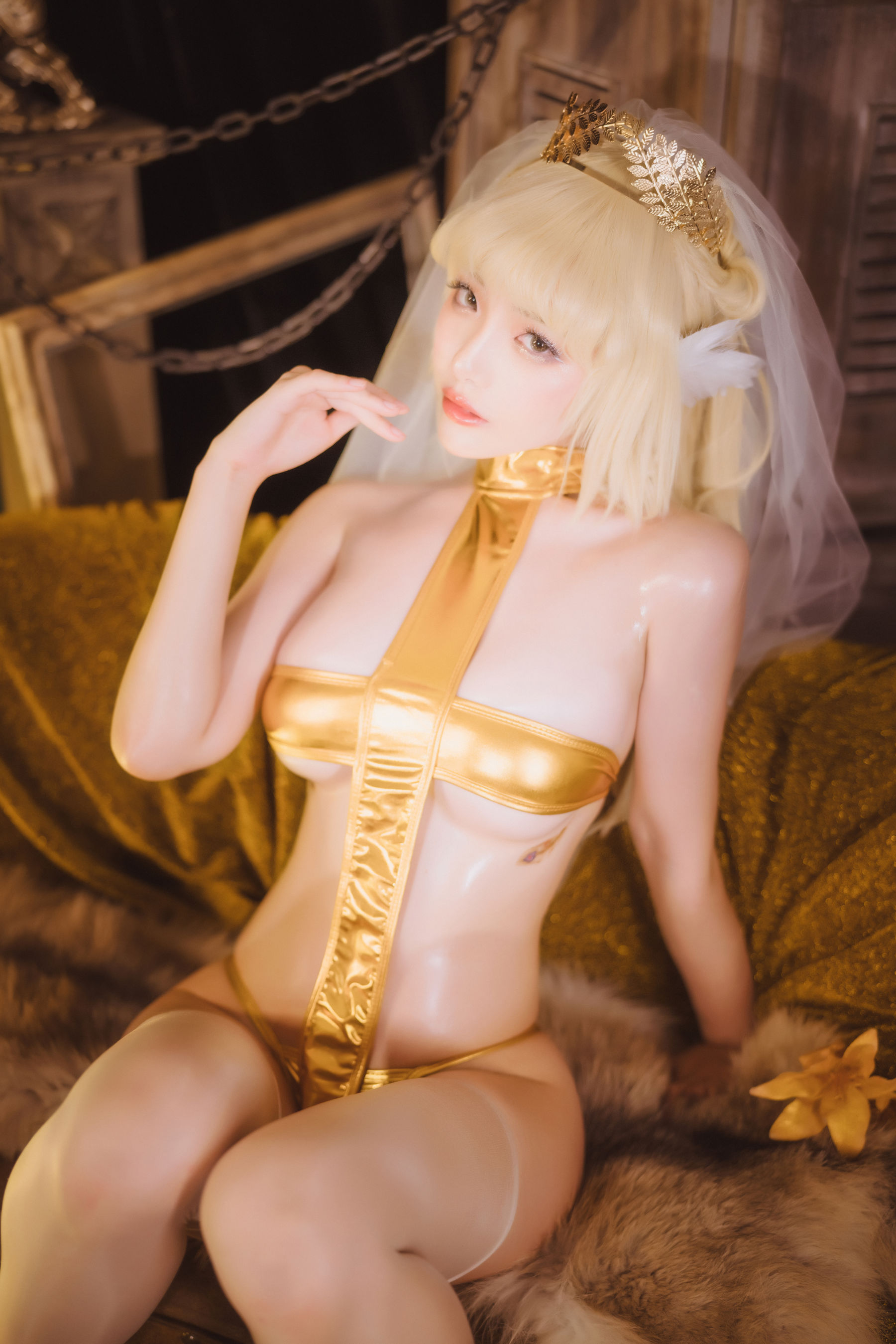 动漫博主雯妹 – 发光精灵 Cosplay-第4张