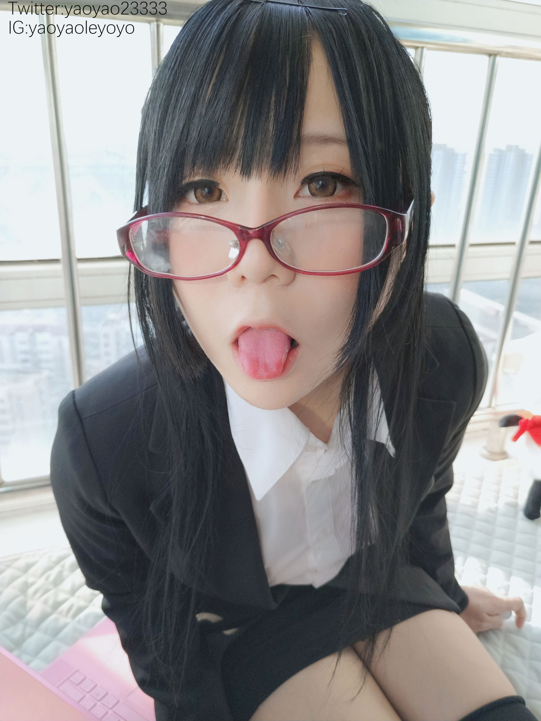 萌妹子Coser摇摇乐yoyo – 补习老师 Cosplay-第12张