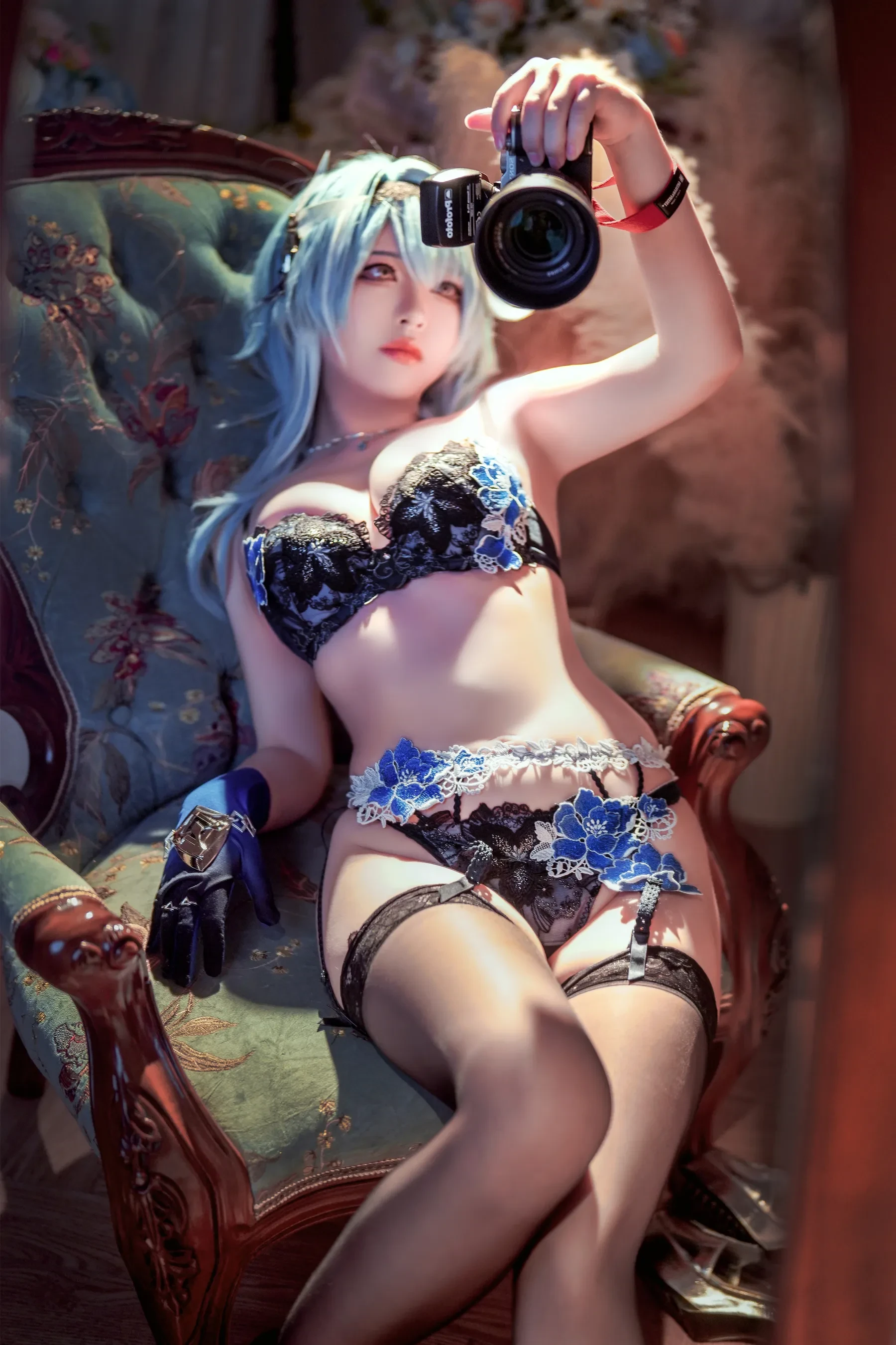 半半子 – 原神优菈 Cosplay-第43张