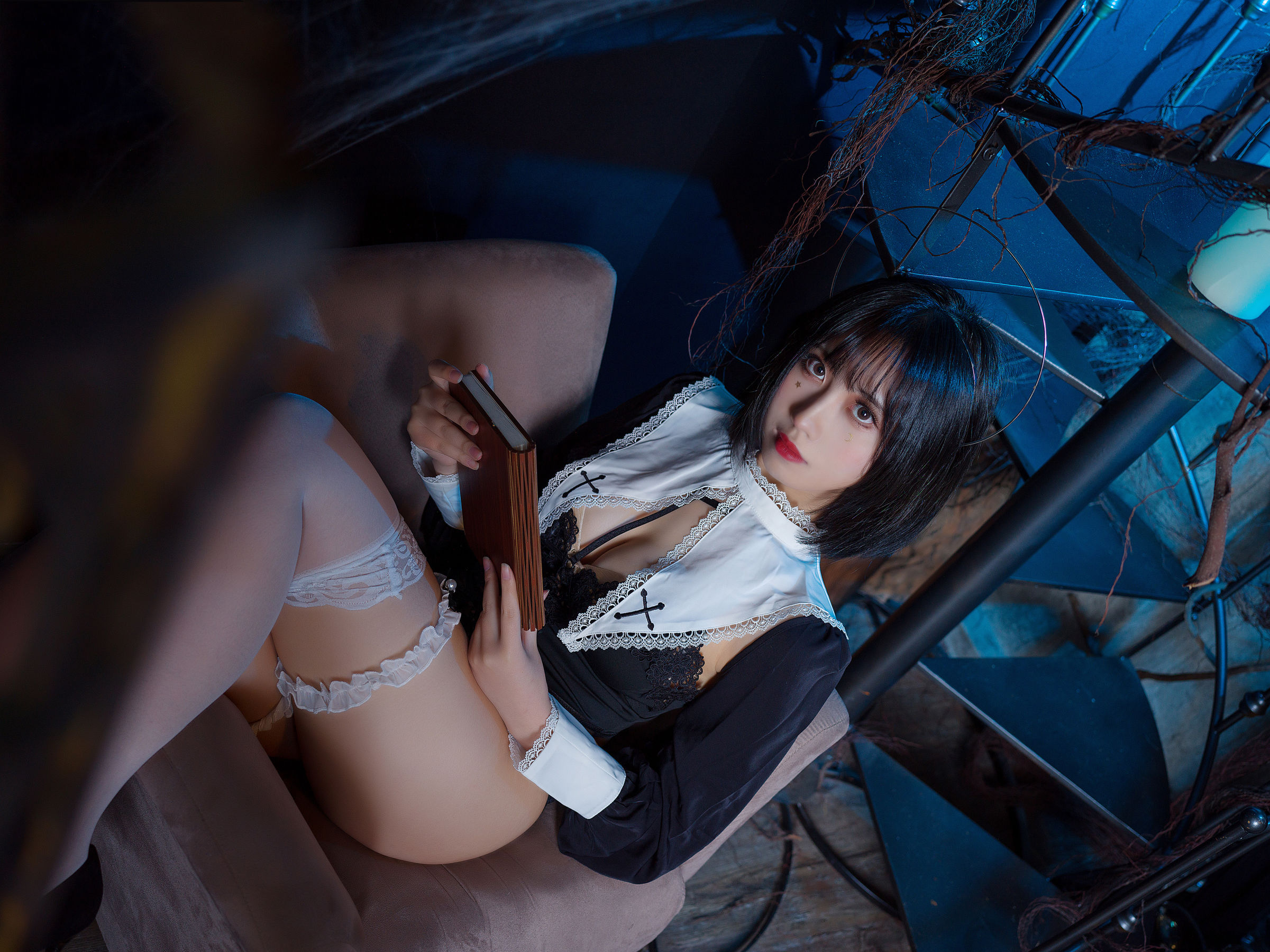 二次元少女念雪ww – 修女 Cosplay-第37张