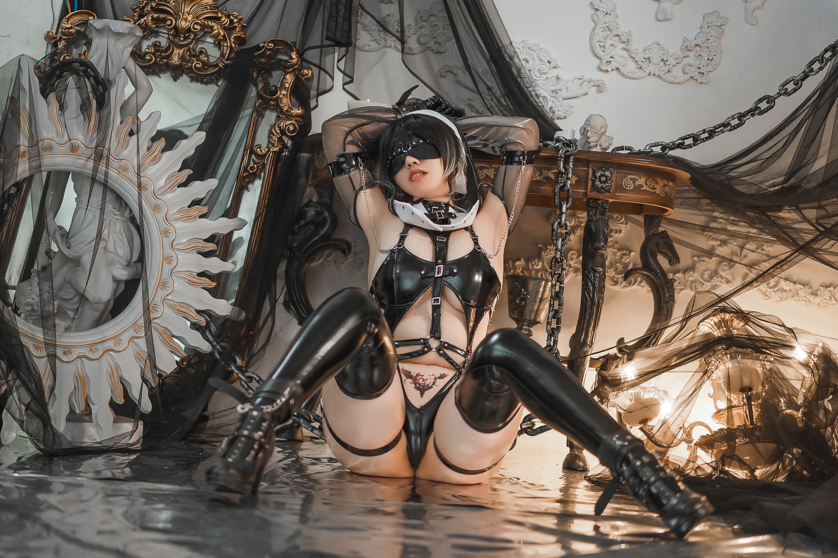 啊日日_Ganlory – 苦修女 Cosplay-第23张