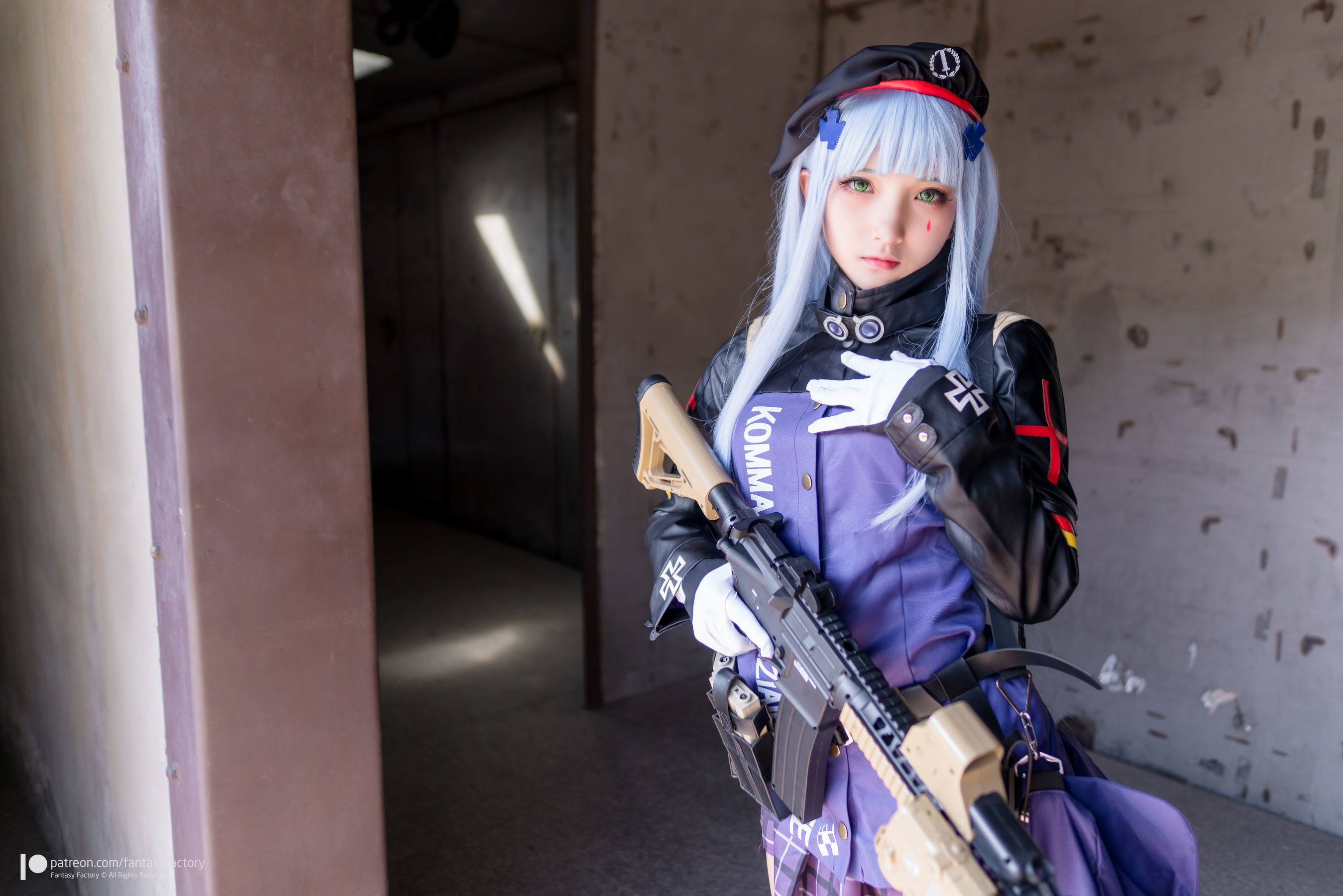 [Fantasy Factory] 小丁Cosplay – 魔女 浴池 黑丝 Cosplay-第58张