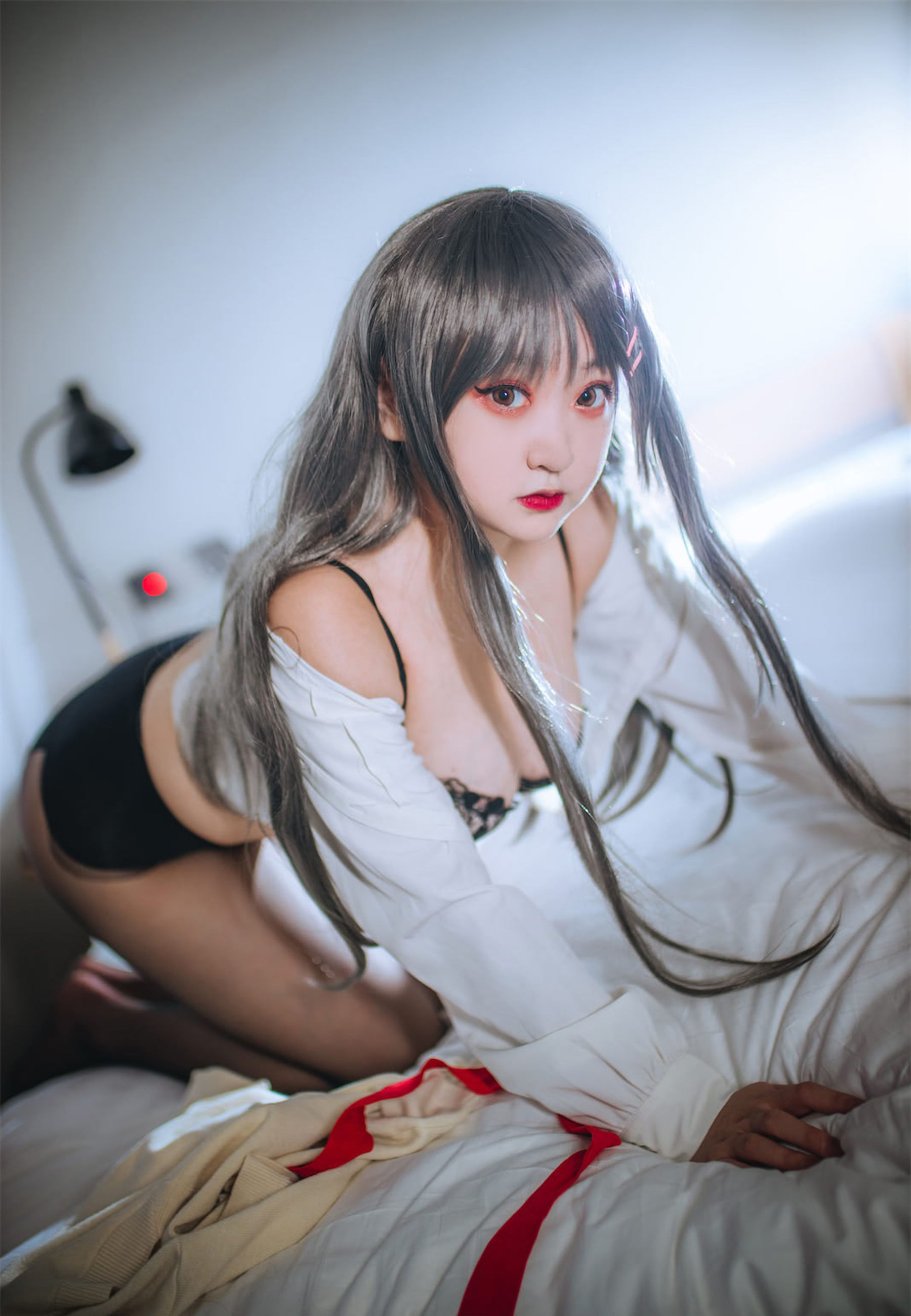 动漫博主恩田直幸 – 麻衣学姐 Cosplay-第26张