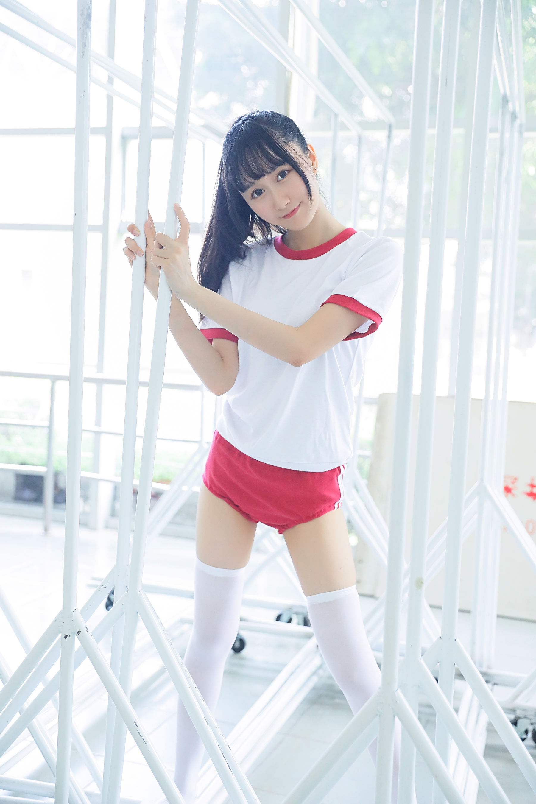 [萝莉COS] 木绵绵OwO – 上体育课啦 Cosplay-第44张