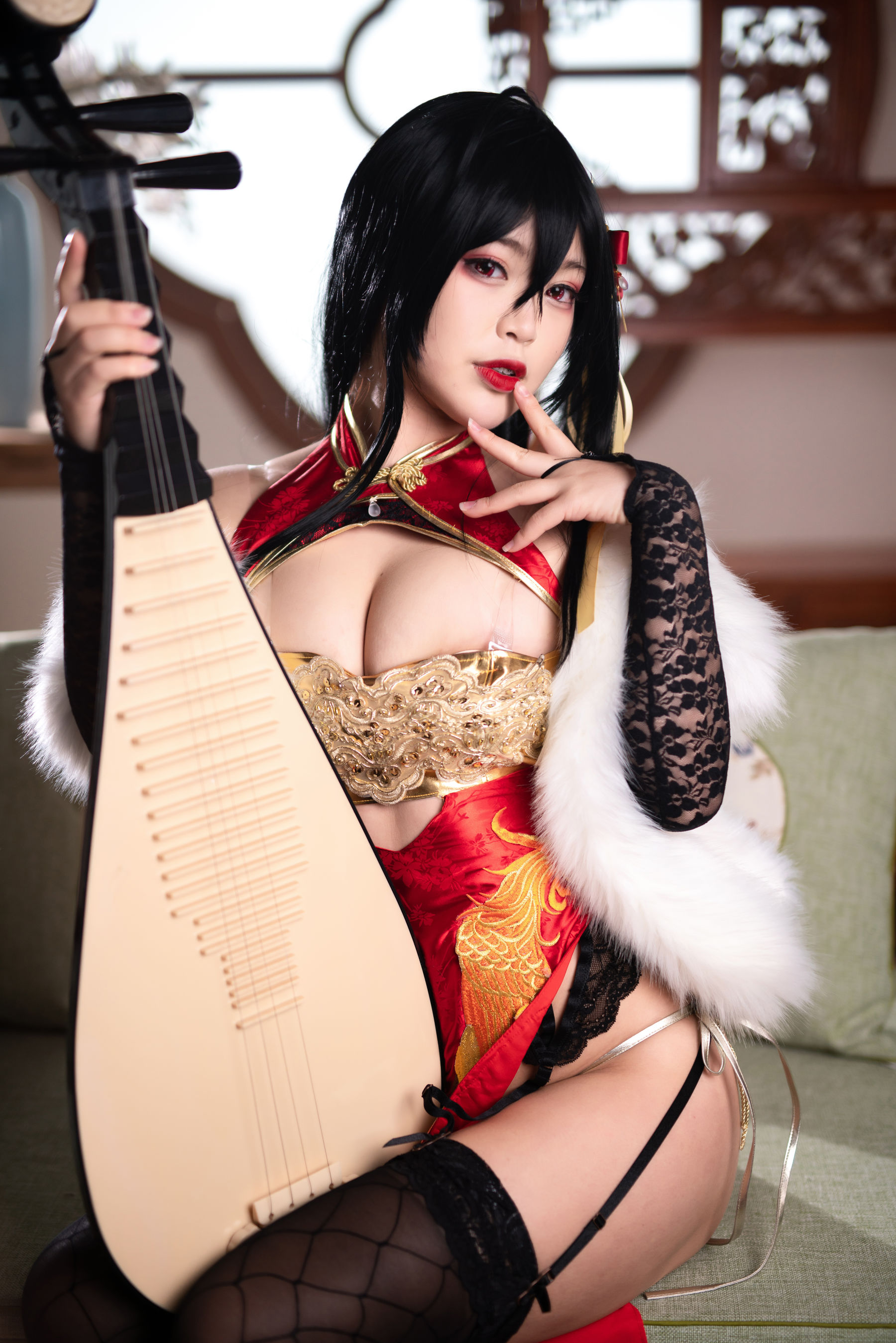 萌系小姐姐-白烨- 大凤旗袍 Cosplay-第12张
