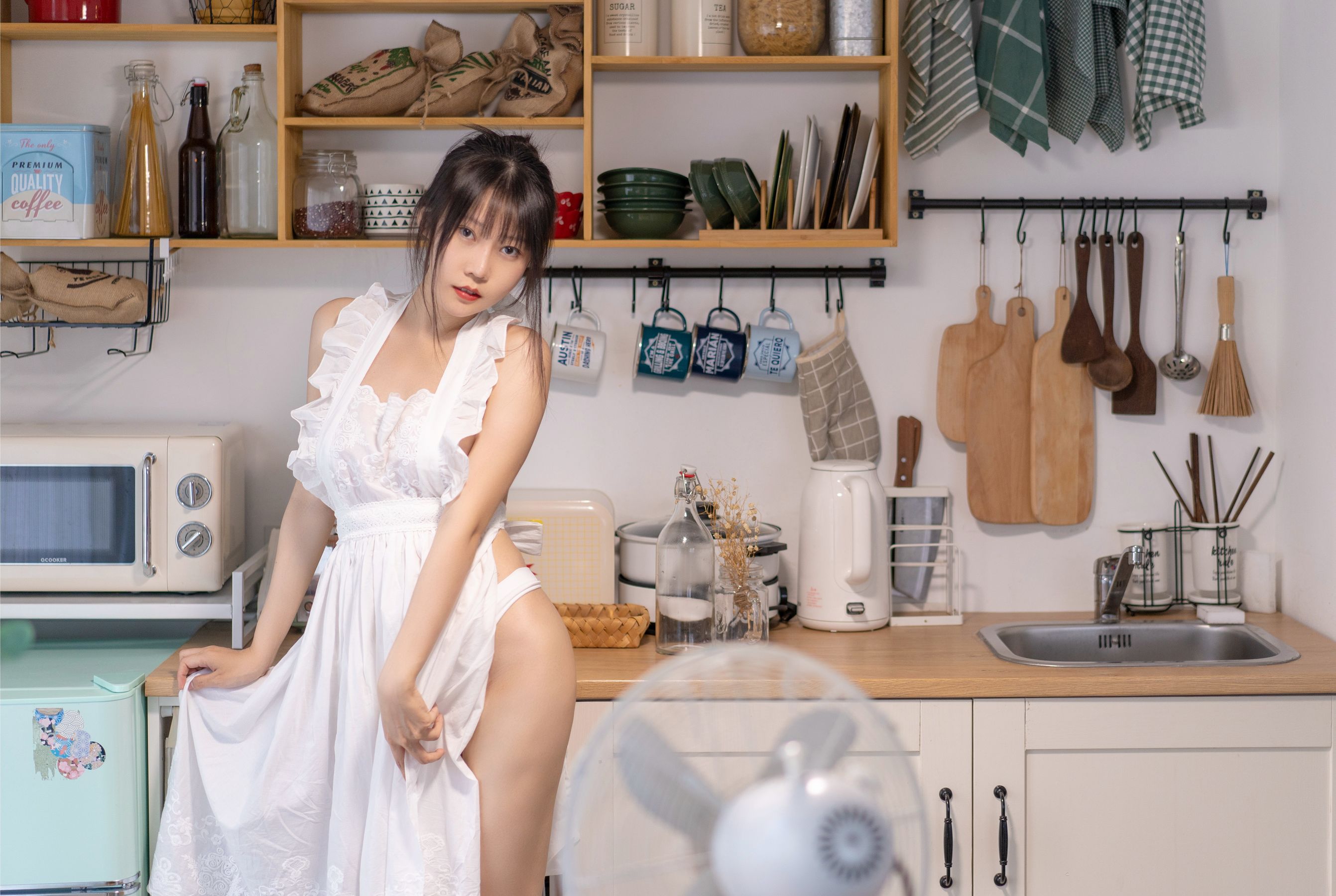 香草喵露露写真 – 厨娘 Cosplay-第50张