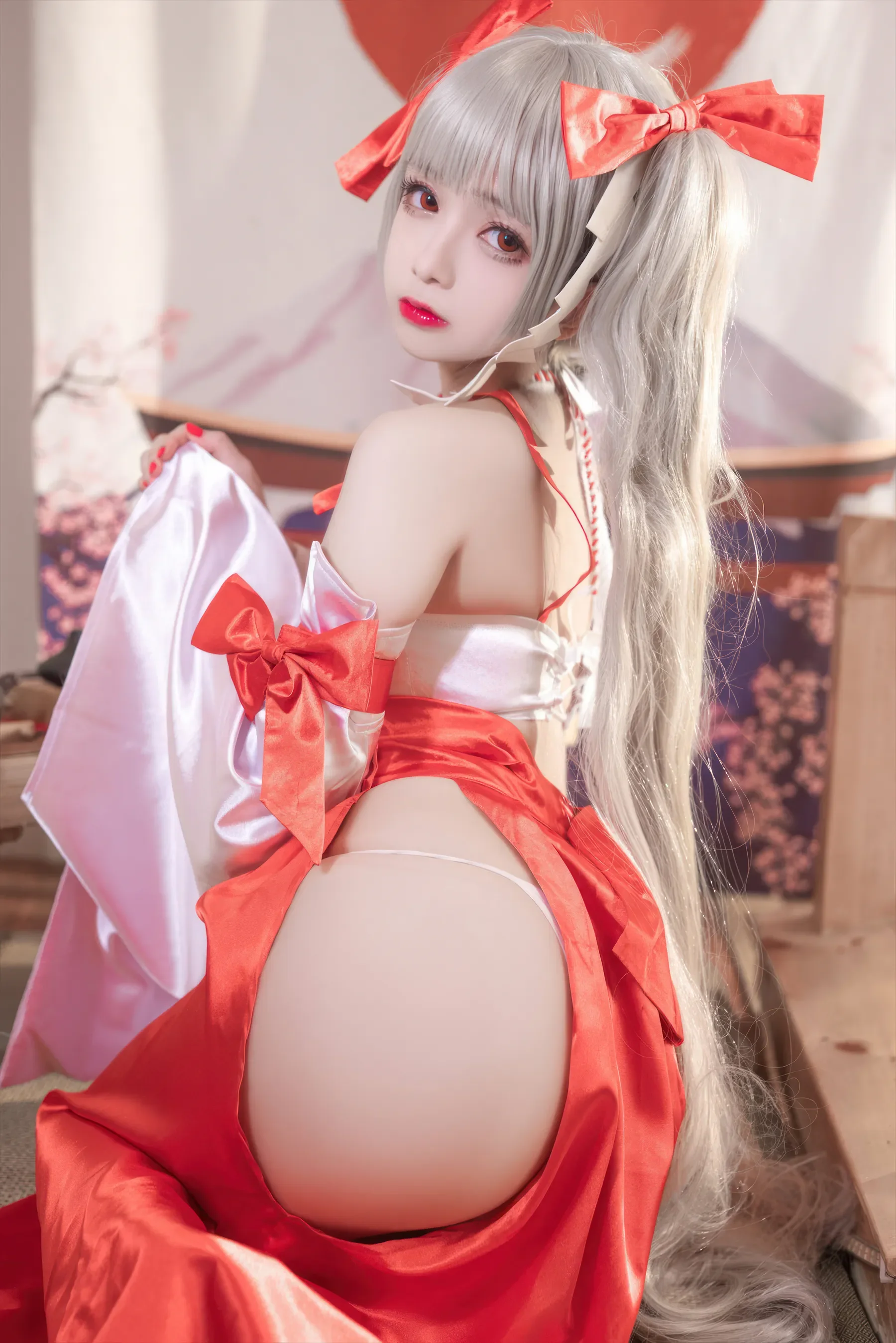 日奈娇 – 碧蓝航线 可畏巫女 Cosplay-第41张