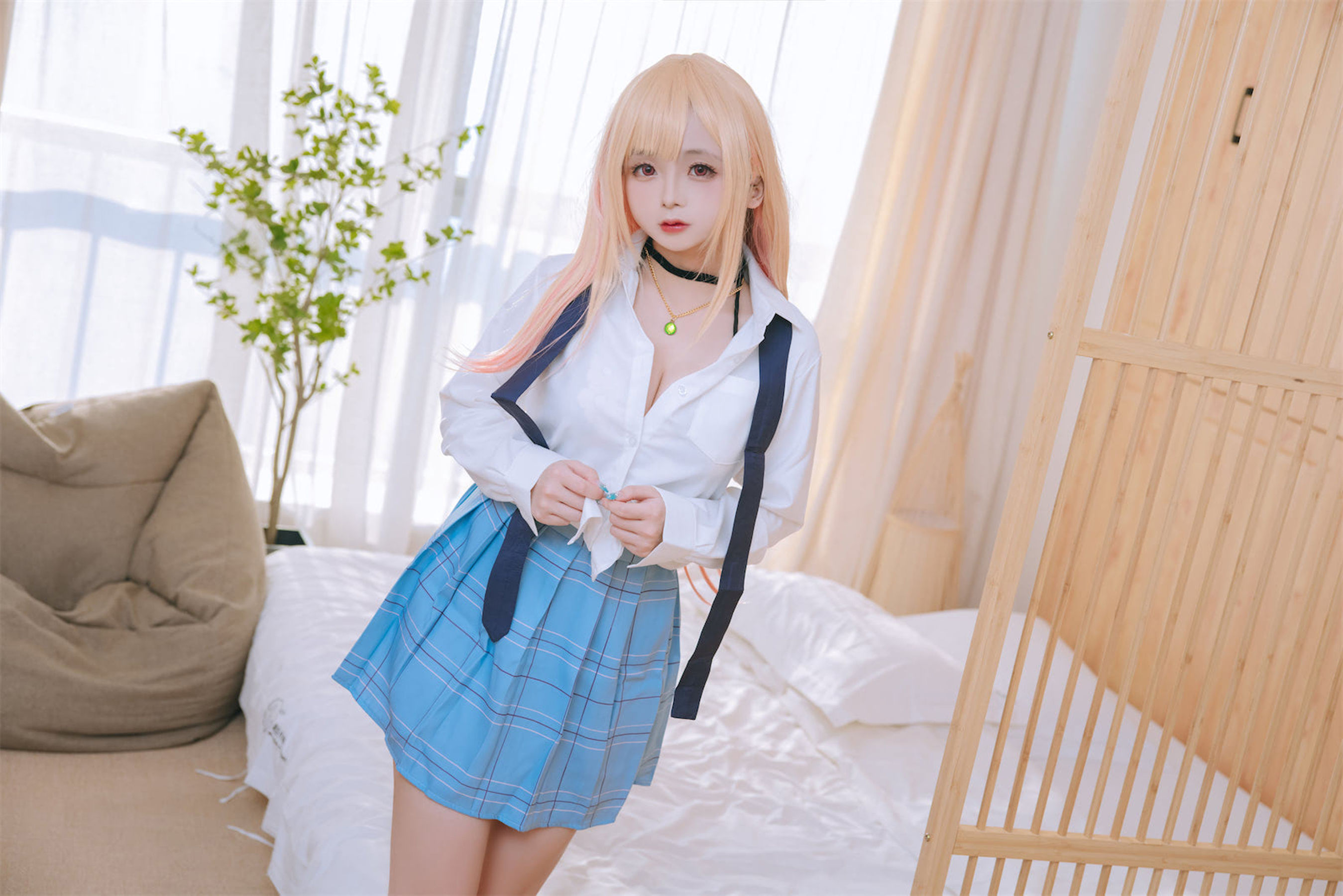 Cosplay日奈娇 – 更衣人偶喜多川海梦泳装 Cosplay-第52张