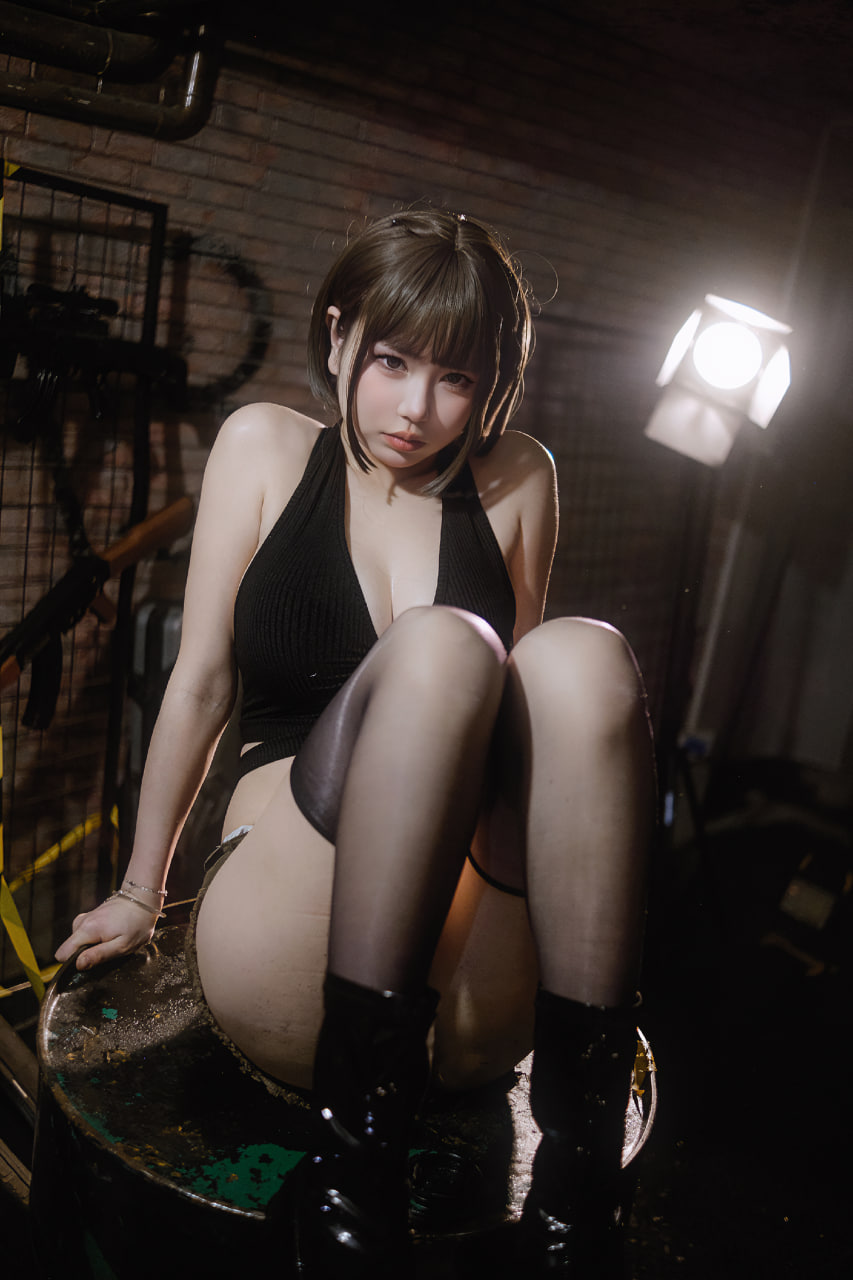 Tina很妖孽呀 – 短发女特工 Cosplay-第41张