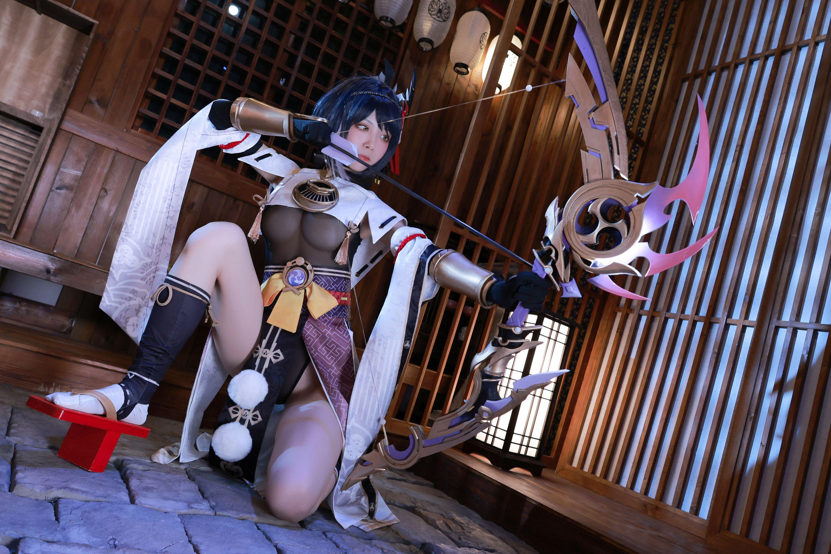 动漫博主水淼aqua – 九条裟羅 Cosplay-第3张