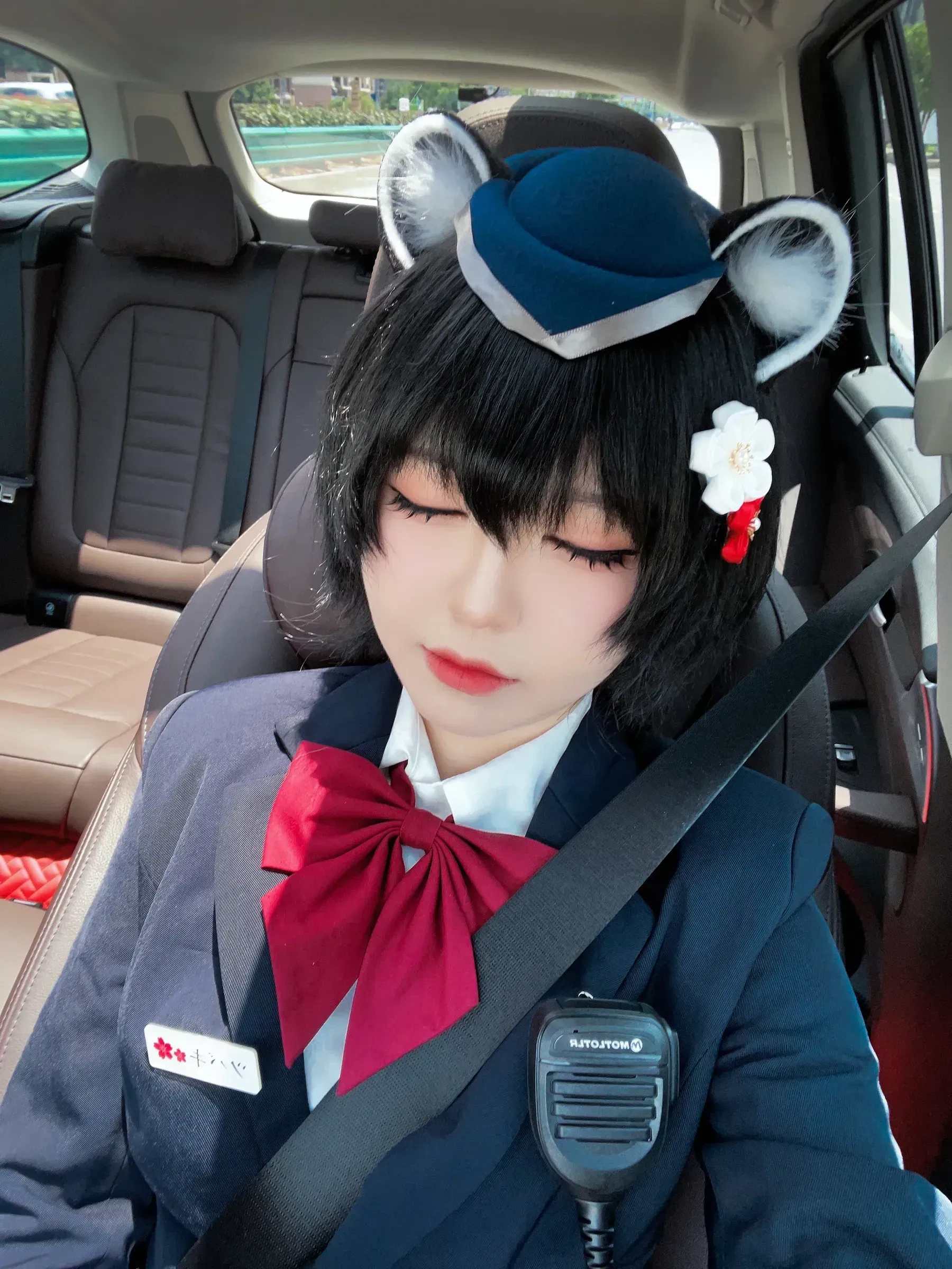 半半子 – ガイド春日ツバキ Cosplay-第45张