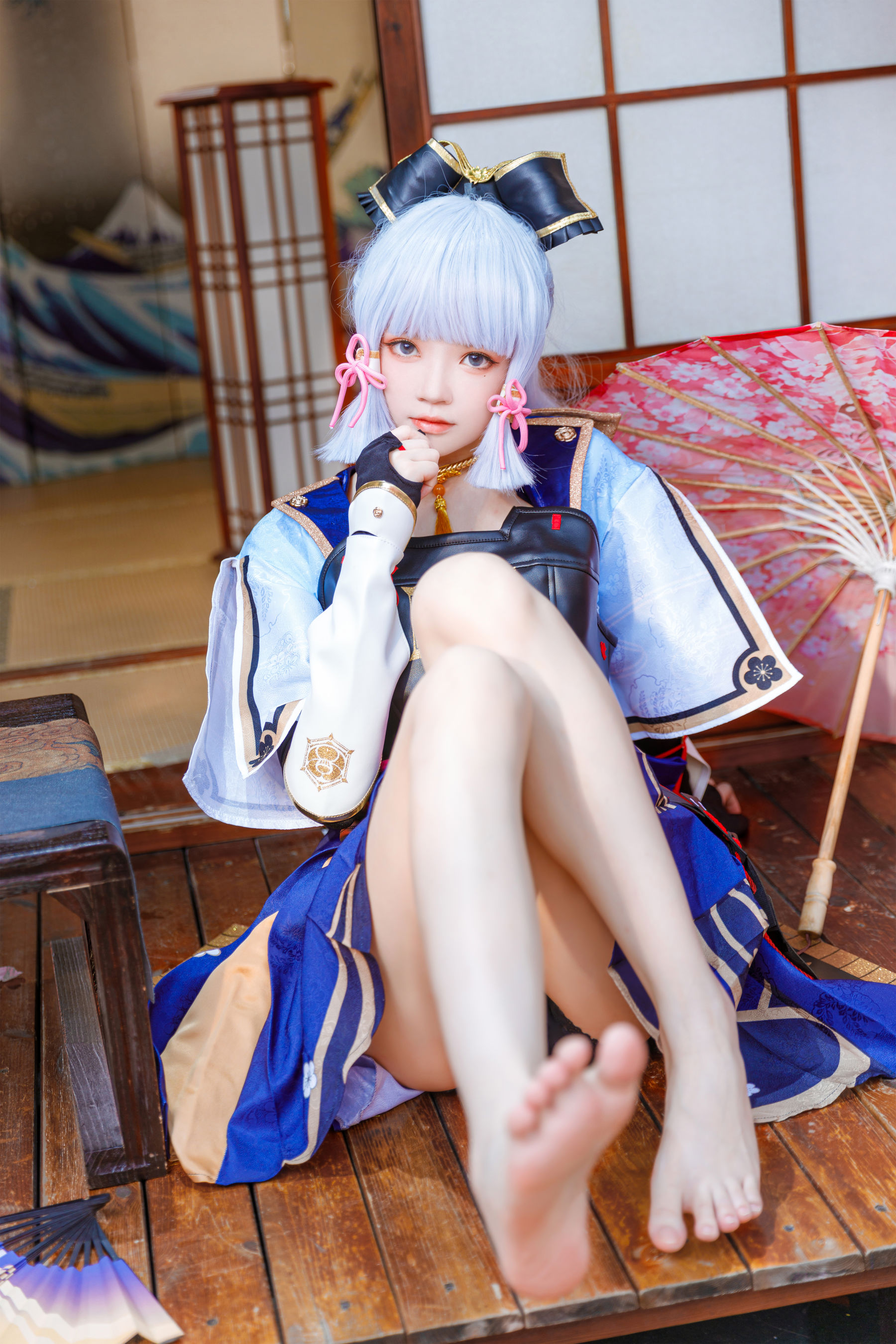 桜桃喵 – 神里绫华 Cosplay-第34张