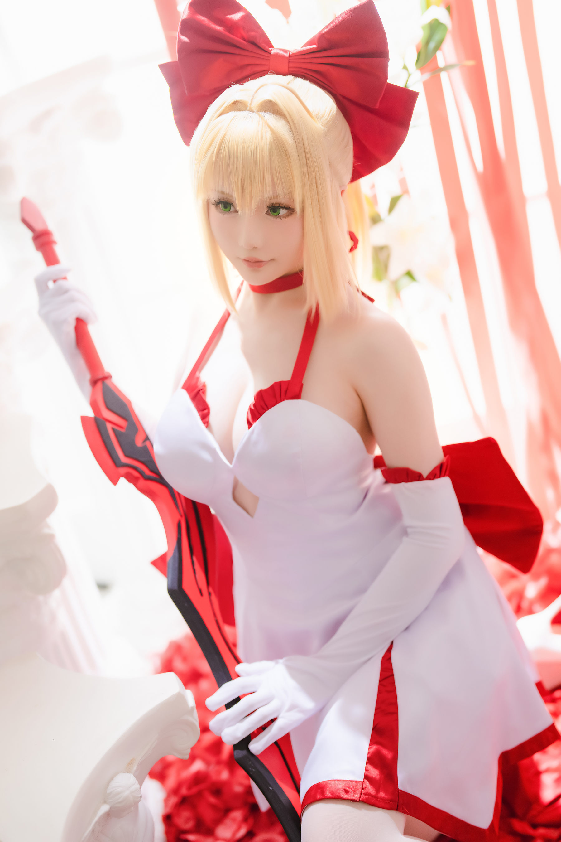 Coser小姐姐星之迟迟 – Fate 尼禄 Cosplay-第7张