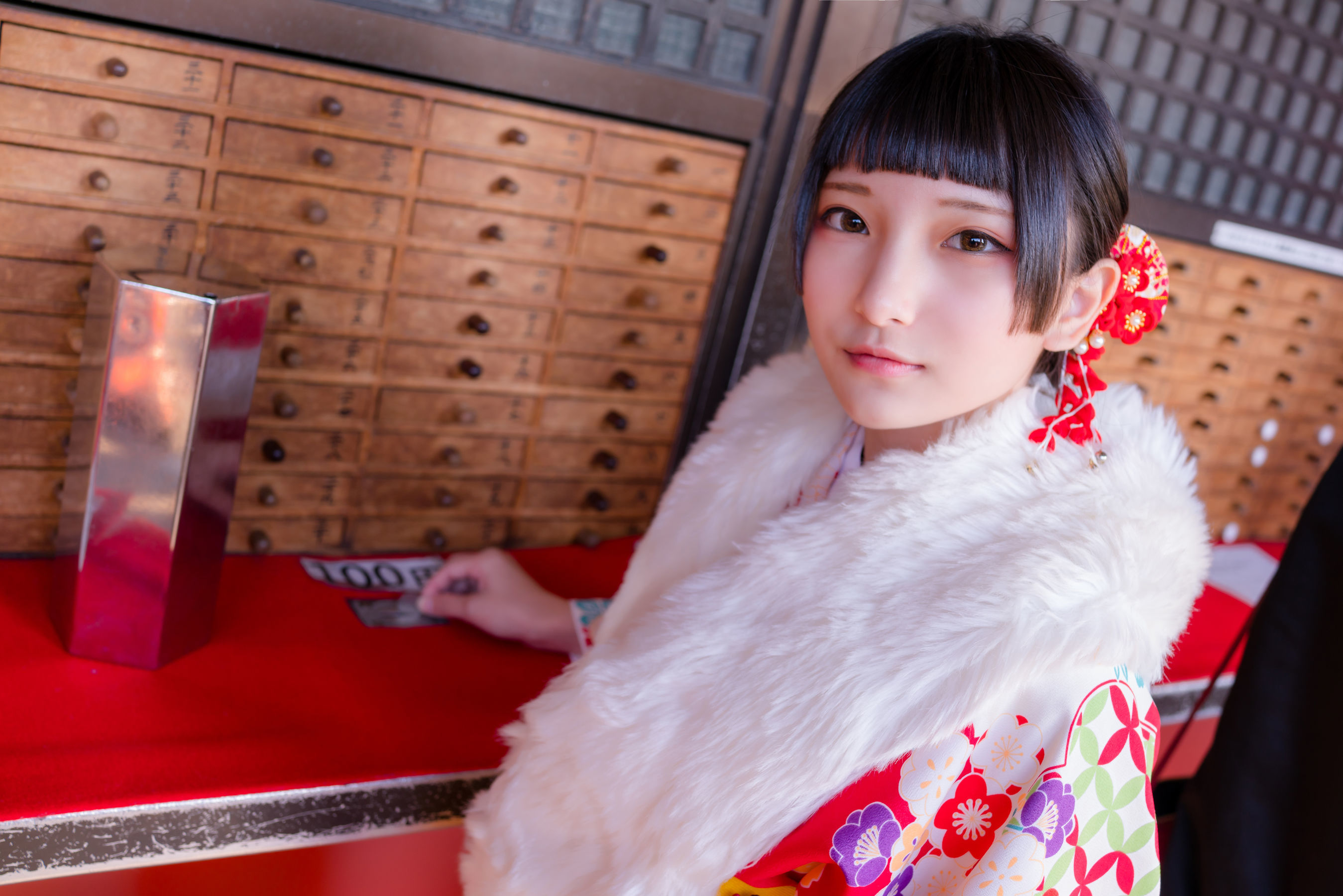 [Fantasy Factory] 小丁Cosplay – 和服 猫女女仆 Cosplay-第2张