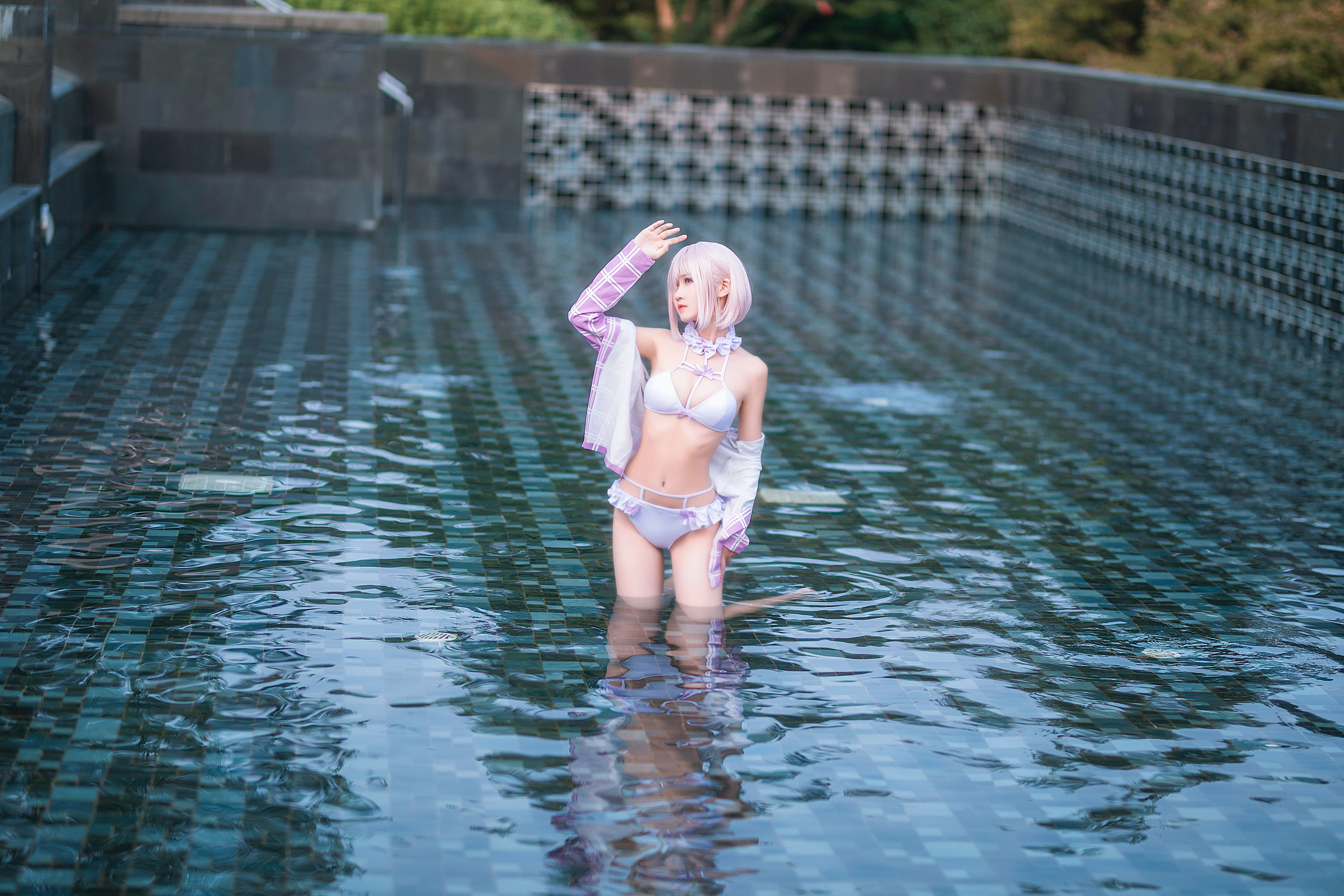 微博妹子三度_69 玛修泳装 Cosplay-第38张
