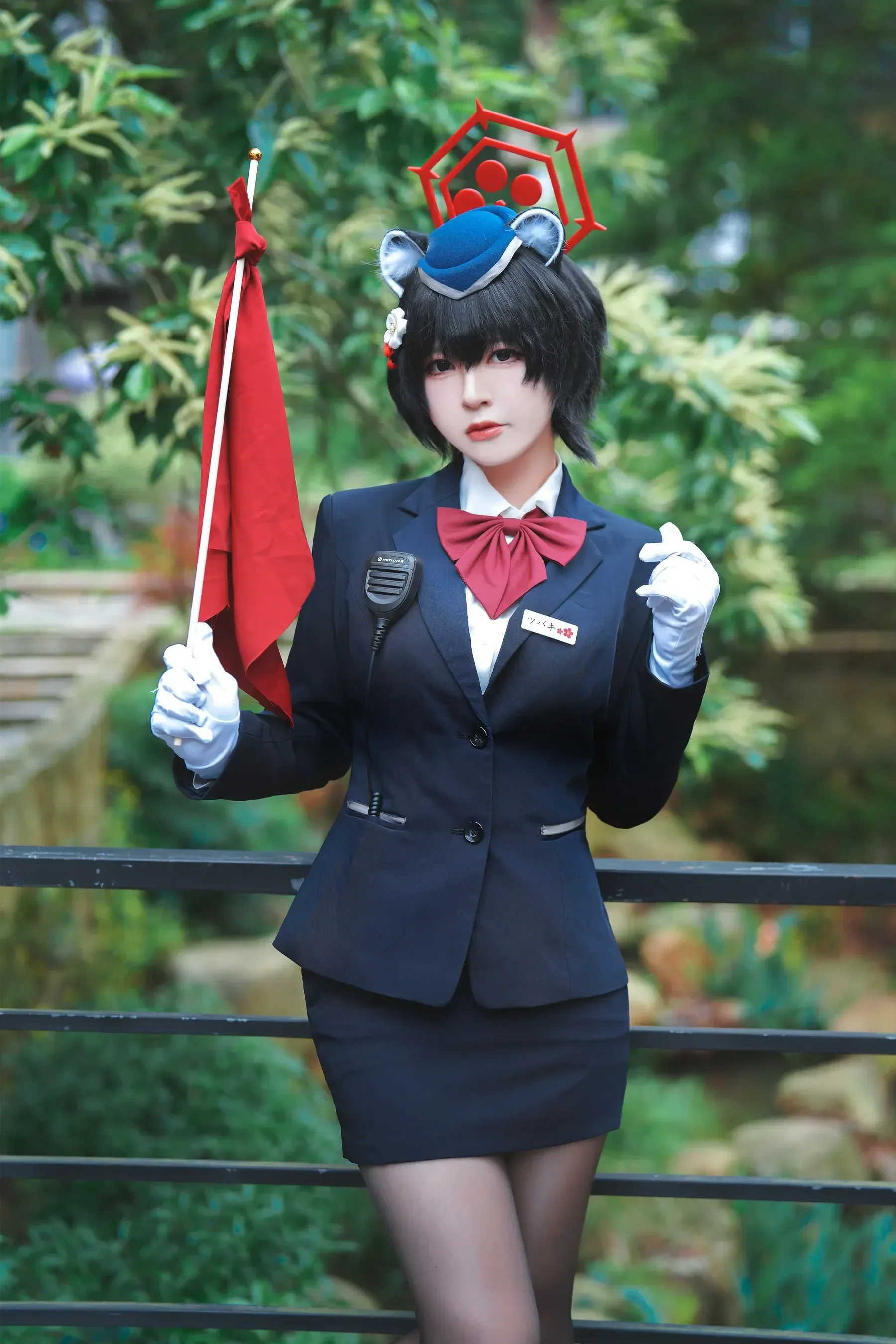 半半子 – ガイド春日ツバキ Cosplay-第16张